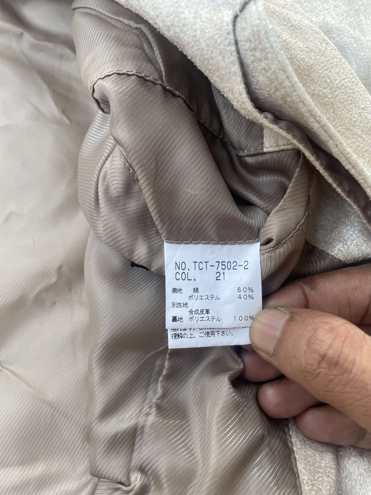 Tornado Mart Tornado Mart 🔥 Suede Fur Leather Trench Jacket Size US M / EU 48-50 / 2 - 8 Thumbnail