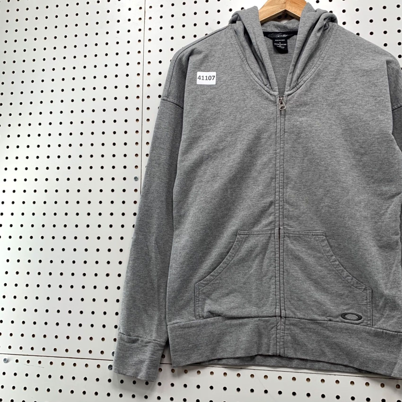 Oakley Oakley Zip Hoodie Sweatshirt Womens Small Gray Lightweight Hooded 19x25 Size S / US 4 / IT 40 - 5 Thumbnail