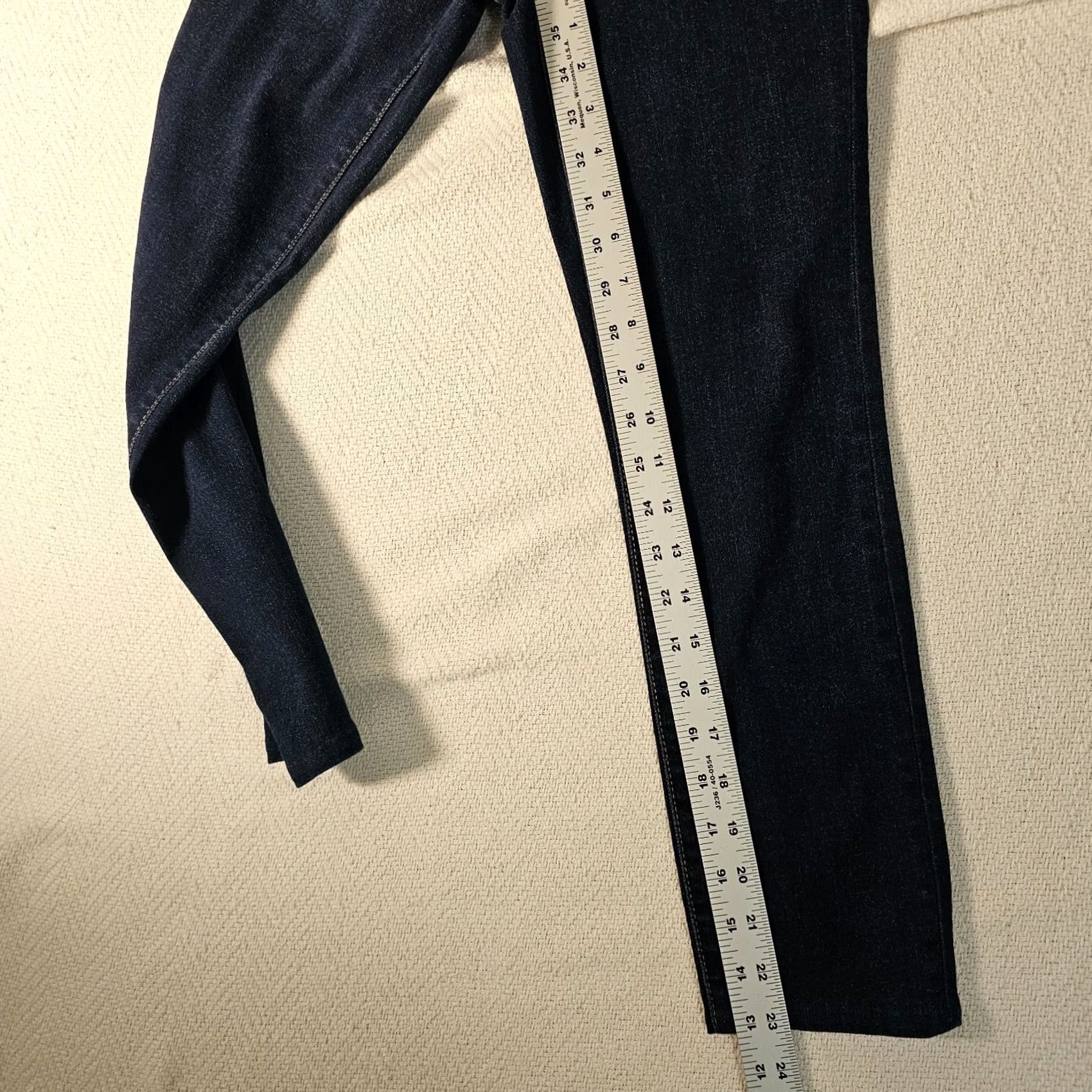 J.Crew J.Crew Jeans 9" Mid-Rise Skinny Size 26 Dark Wash Stretch Women Regular Blue Skinny Jeans Mens? Womens Size 26" / US 2 / IT 38 - 7 Thumbnail