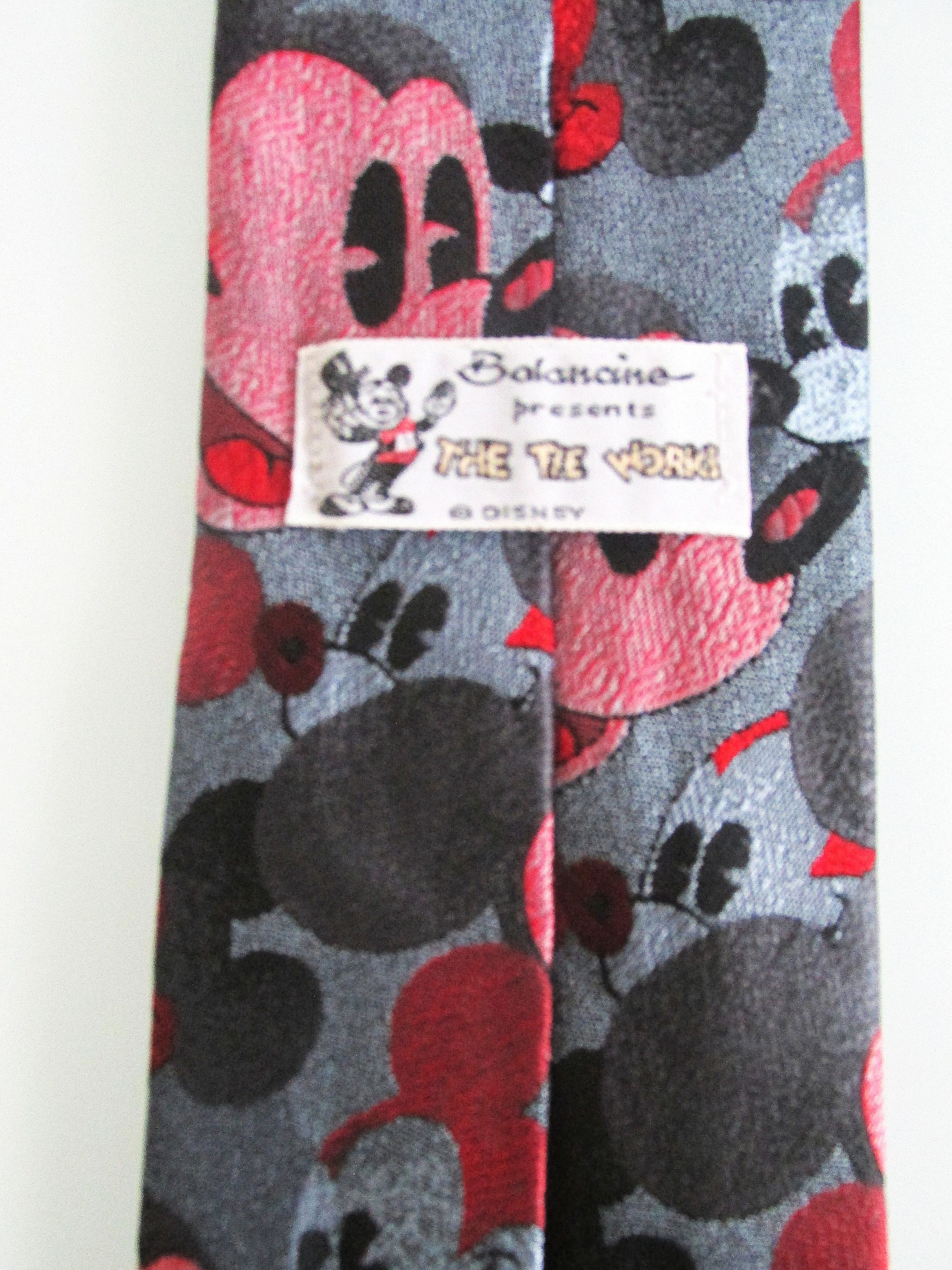 Disney Vintage Mickey Mouse/Disney Men's Tie Size ONE SIZE - 5 Thumbnail