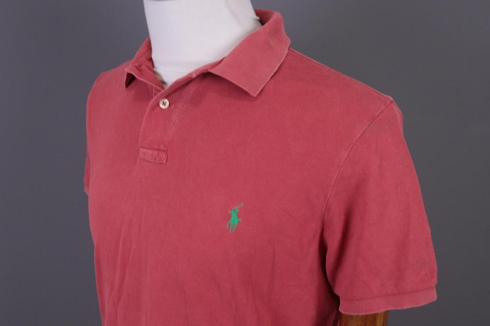Designer Polo by Ralph Lauren Red Custom Fit Polo Shirt Size M Size US M / EU 48-50 / 2 - 9 Thumbnail