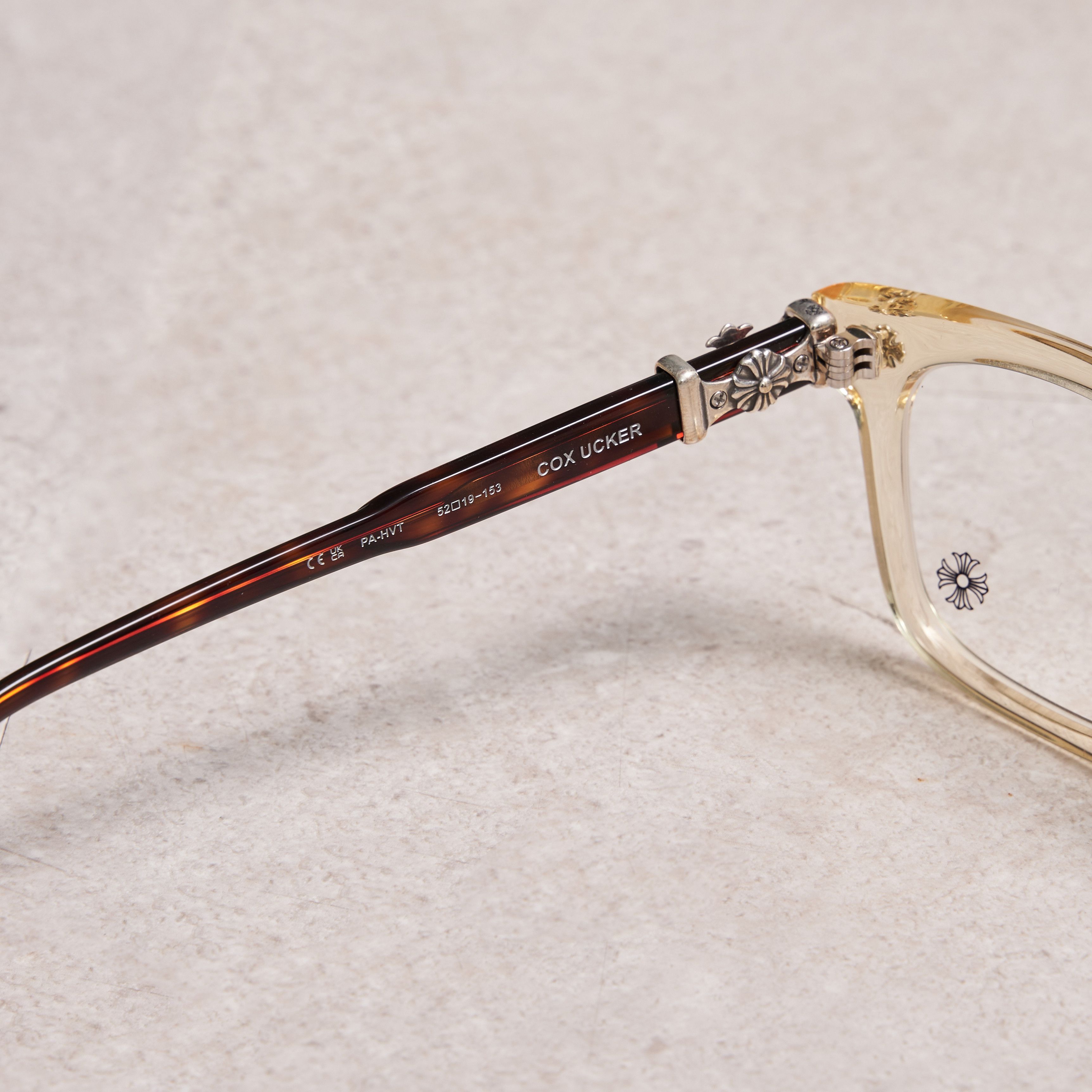 Chrome Hearts ✨RARE CHROME HEARTS COX UCKER Pale Ale-Havana Tortoise Size ONE SIZE - 12 Thumbnail