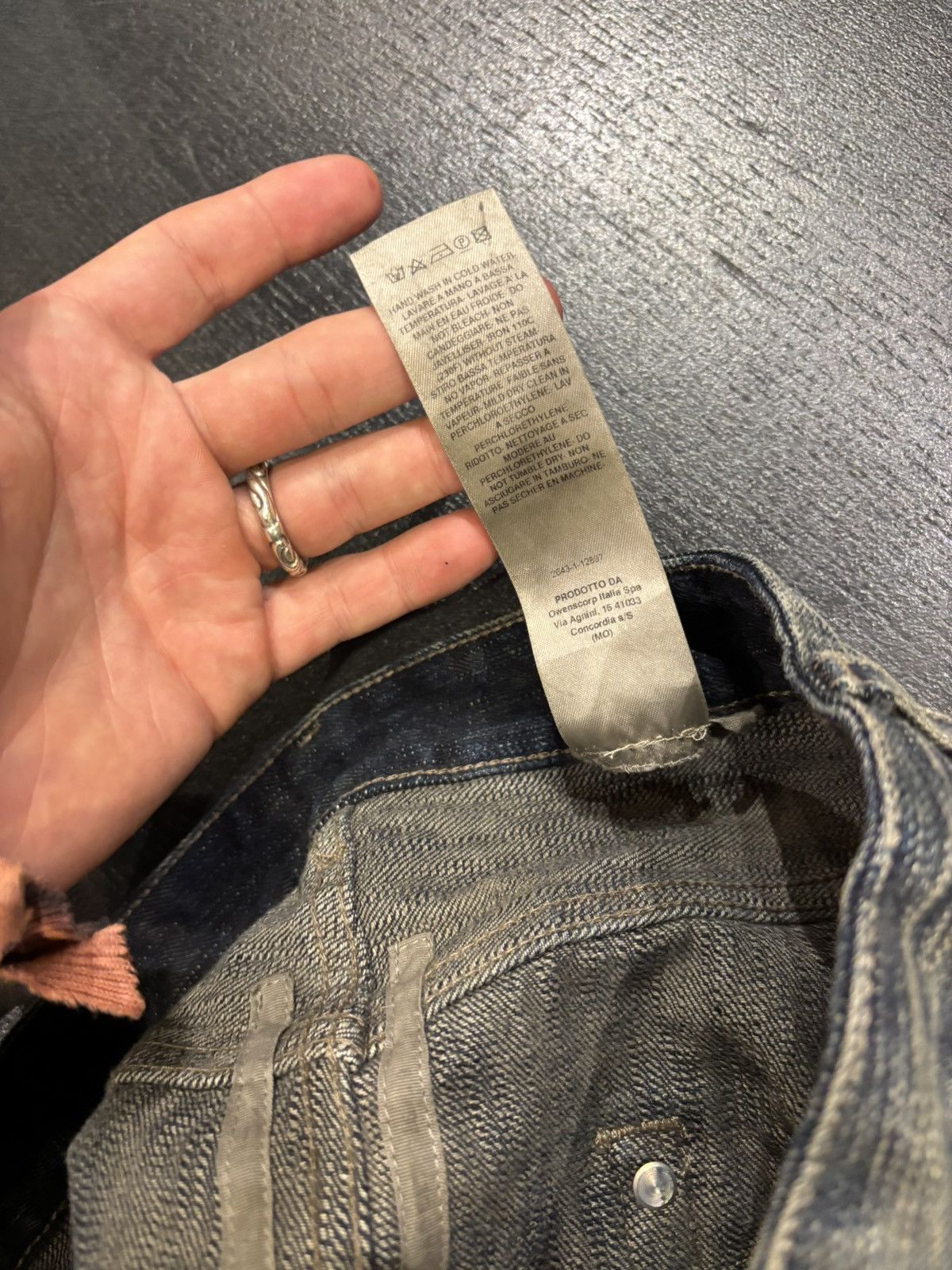 Rick Owens Rick Owens Babel Asymmetric Denim SisySkirt Size 26" / US 2 / IT 38 - 5 Thumbnail