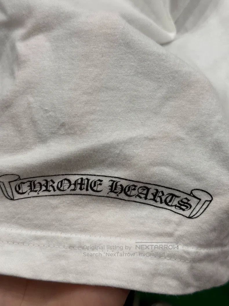 Chrome Hearts CHROME HEARTS Size S White Sanskrit Cross Short Sleeve Size US S / EU 44-46 / 1 - 8 Thumbnail