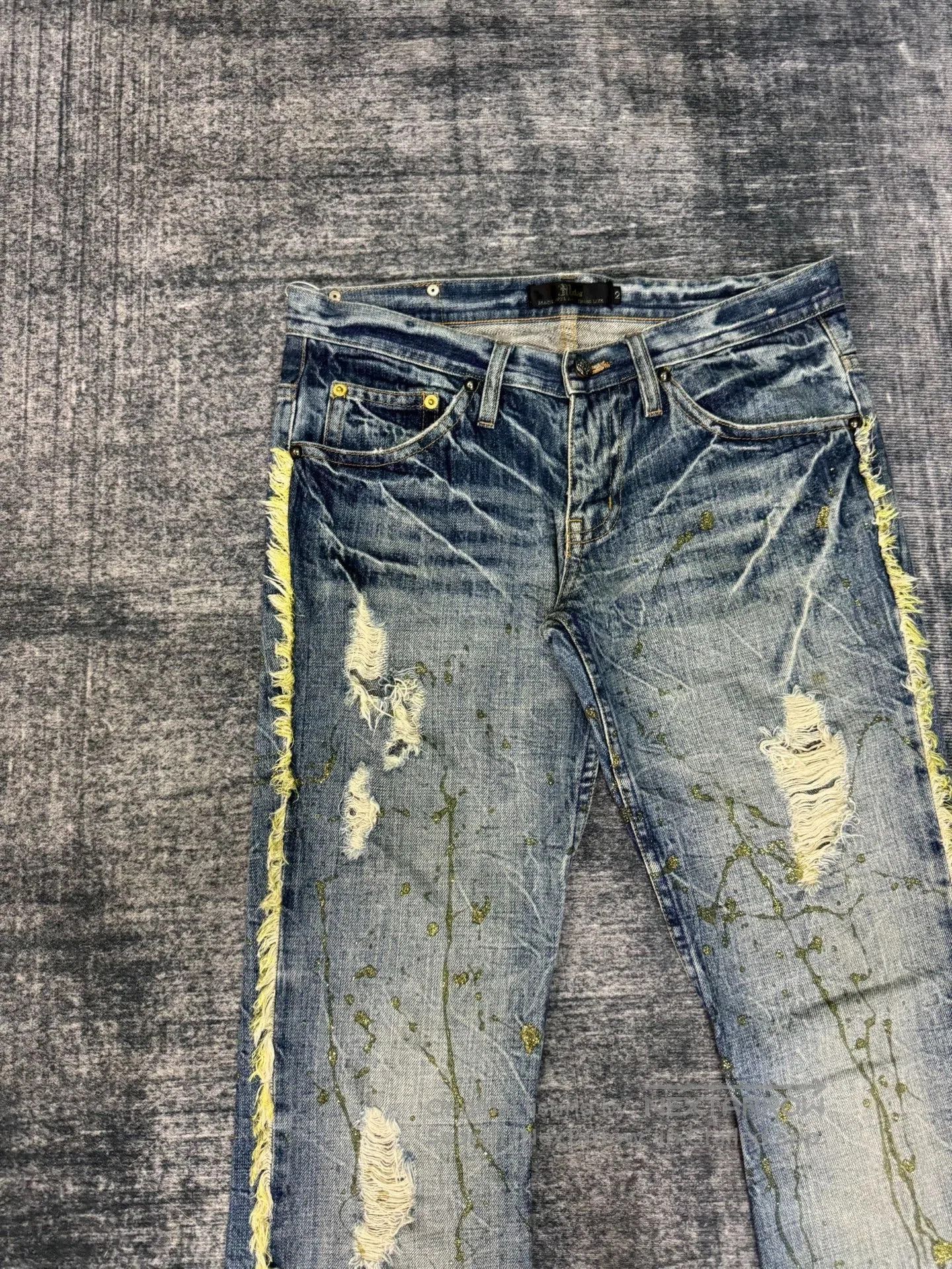 Vintage Vintage Madis Japanese Washed Blue Jeans. Size US 32 / EU 48 - 3 Thumbnail