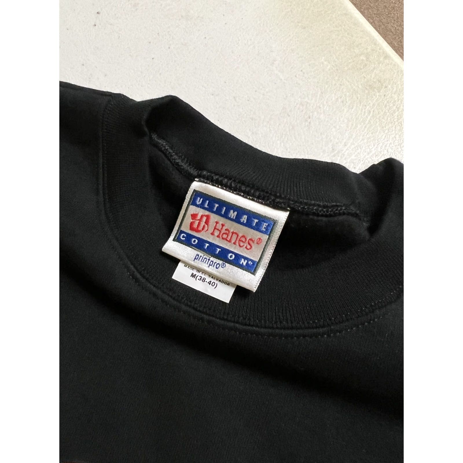 Hanes VINTAGE Hanes Sweatshirt Lacrosse Long Sleeve Pullover Black M Regular Men Cotton Blend NOS Pullover Sports 90s Size US M / EU 48-50 / 2 - 4 Thumbnail