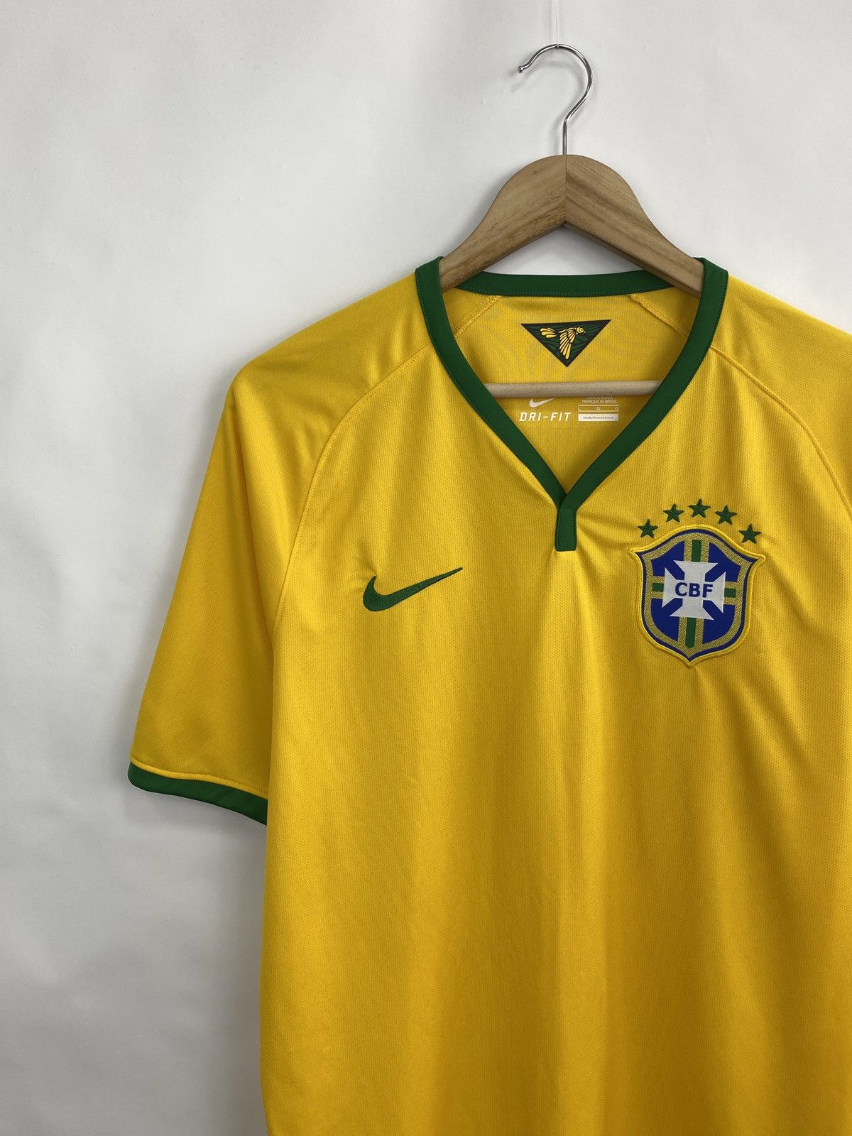 Nike 🇧🇷 Nike Brazil 2014 soccer jersey Size US L / EU 52-54 / 3 - 2 Thumbnail