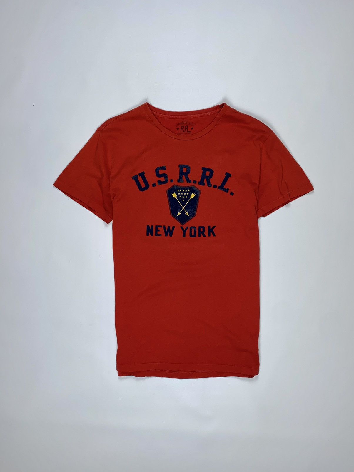 RRL Ralph Lauren Ralph Lauren Double RL Union Flag Printed T-Shirt 