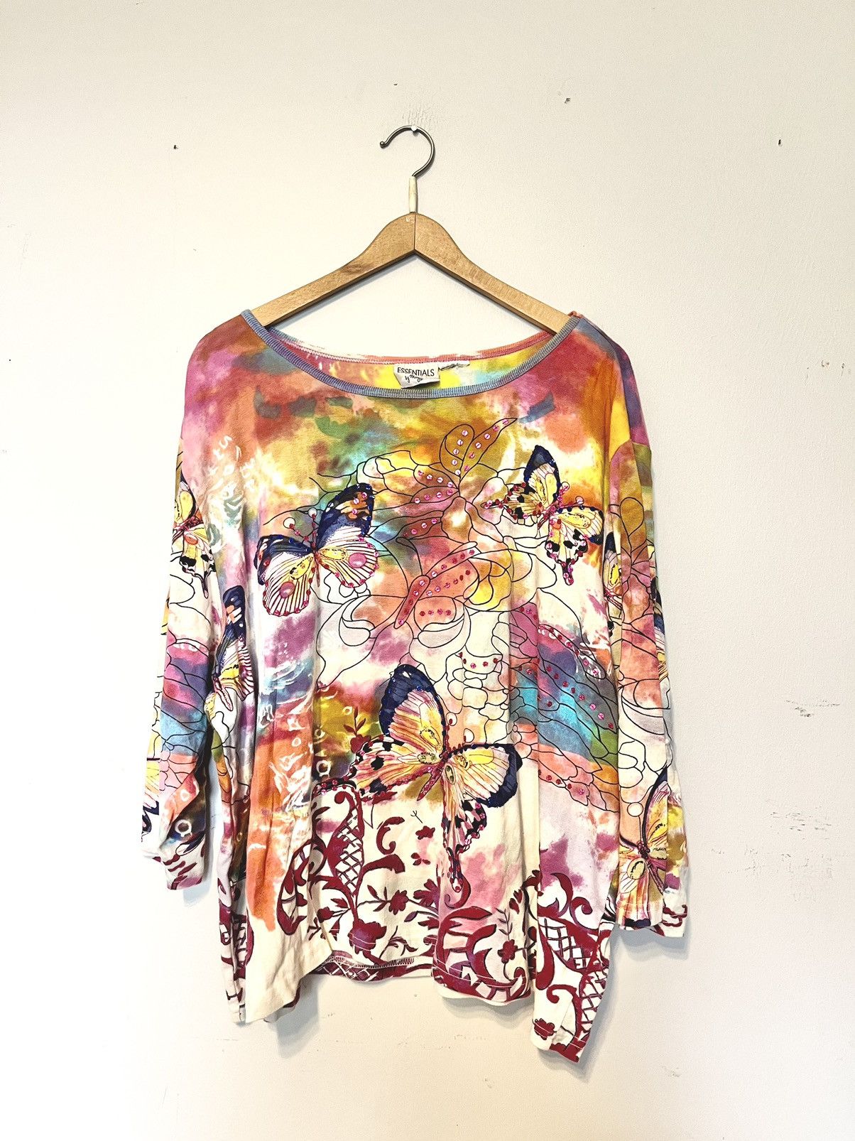Japanese Brand Tie-dye Butterfly mid-sleeve Size M / US 6-8 / IT 42-44 - 1 Thumbnail