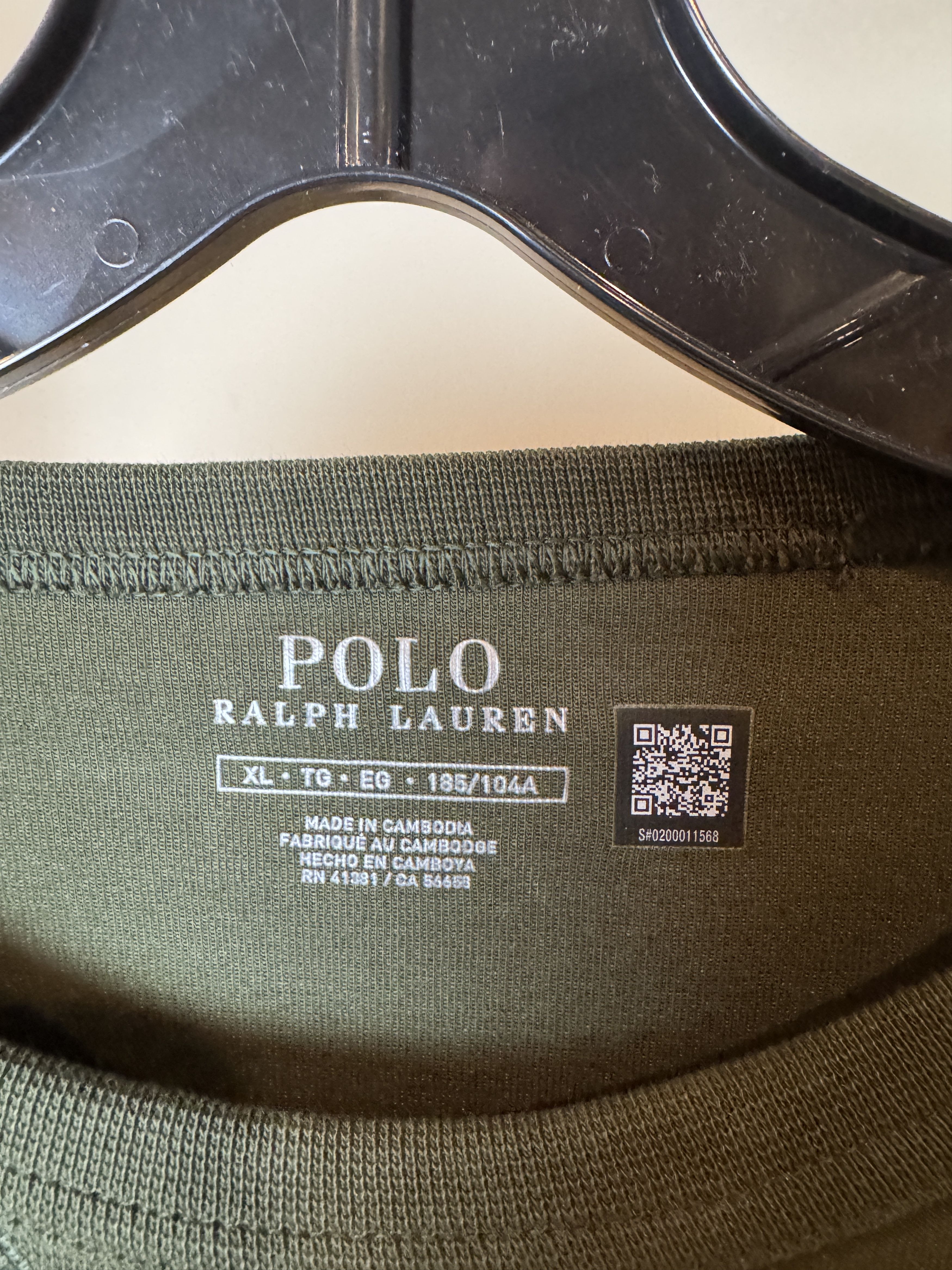 Polo Ralph Lauren Logo-Embossed Double-Knit Sweatshirt Dark Green Size US XL / EU 56 / 4 - 2 Thumbnail