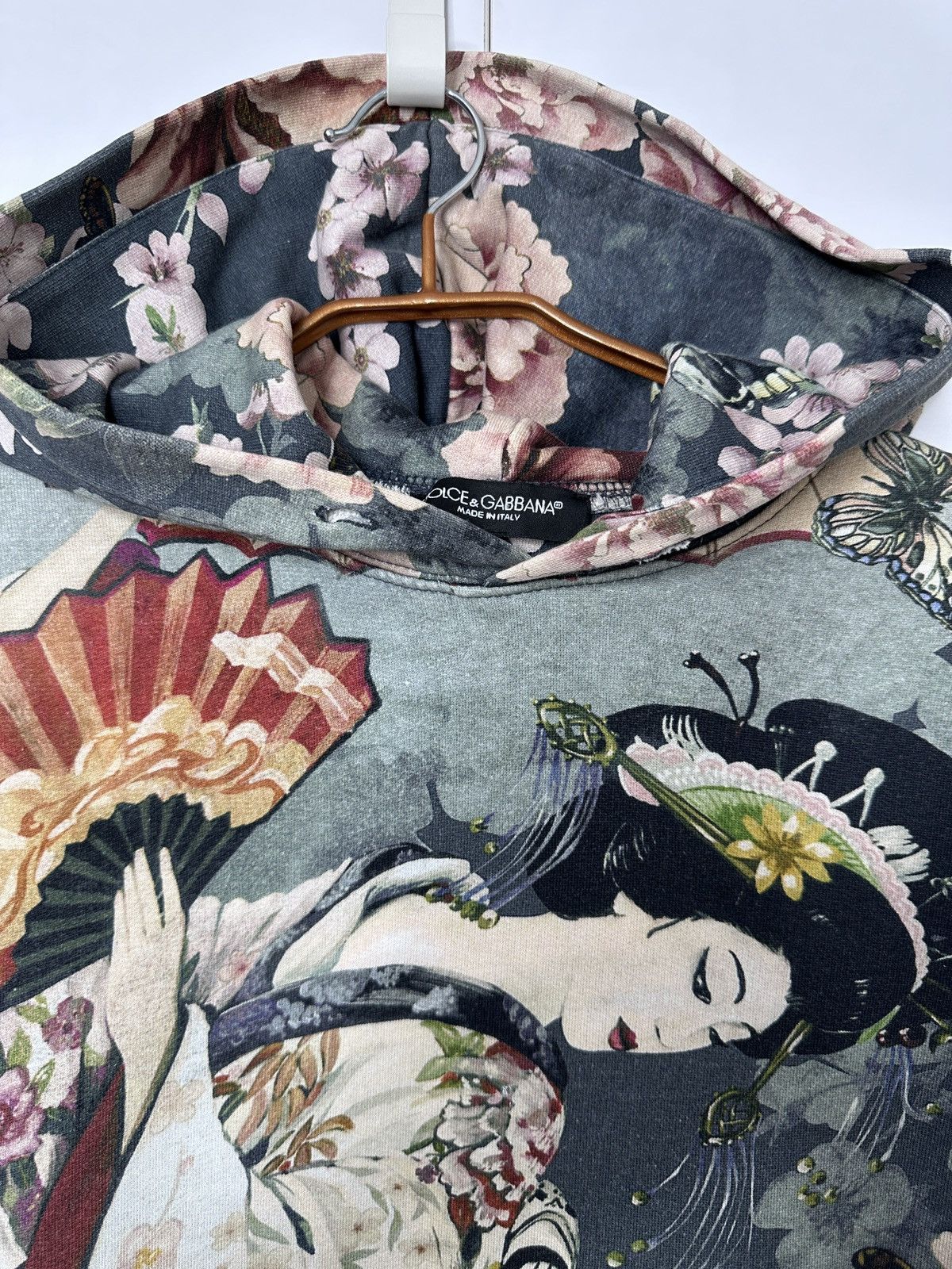 Dolce & Gabbana Dolce & Gabbana Vintage Geisha Print Hoodie – Made in Italy Size S / US 4 / IT 40 - 6 Thumbnail