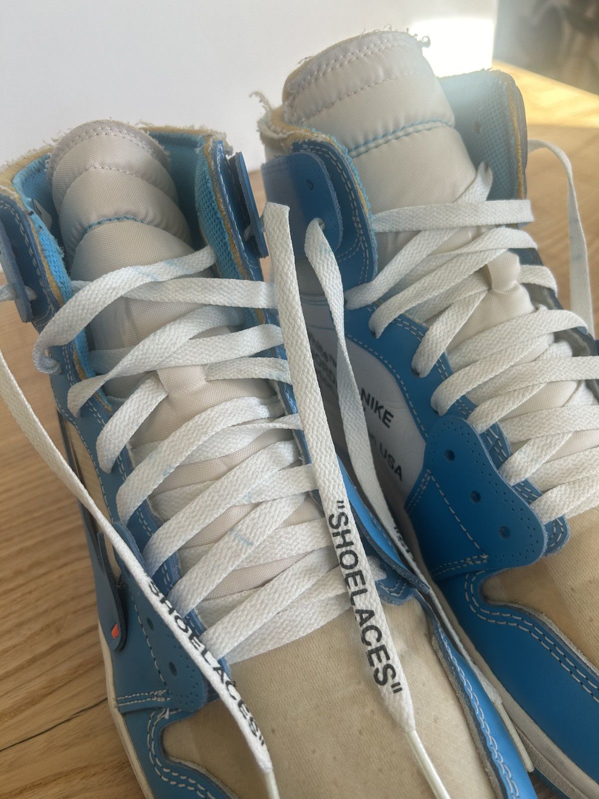 Jordan Brand Off-White x Air Jordan 1 Retro High OG ‘UNC’ Size US 10.5 / EU 43-44 - 11 Thumbnail