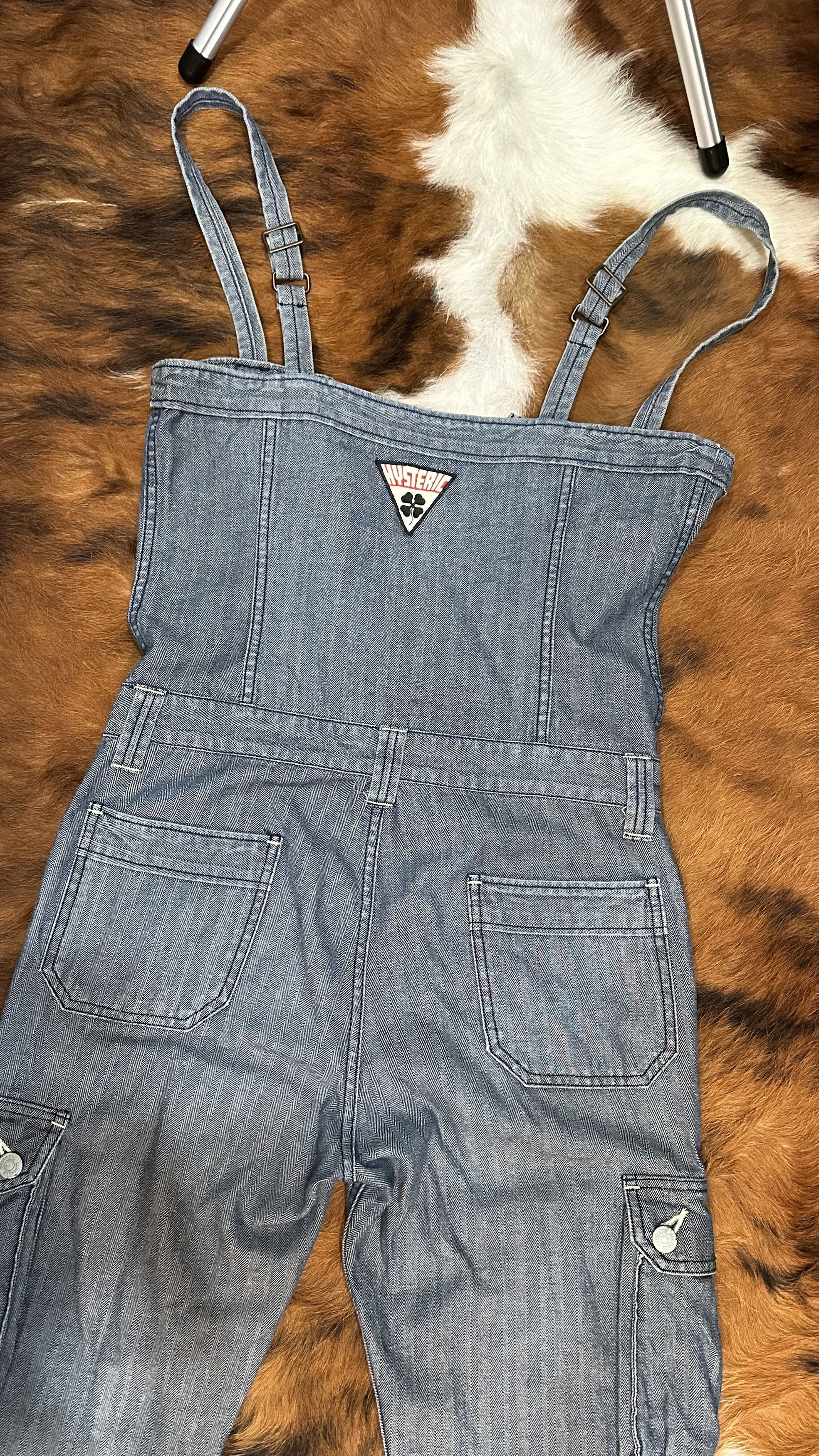 Hysteric Glamour Hysteric Glamour Denim Suspender Overall Cargo Pants Size US 30 / EU 46 - 3 Thumbnail