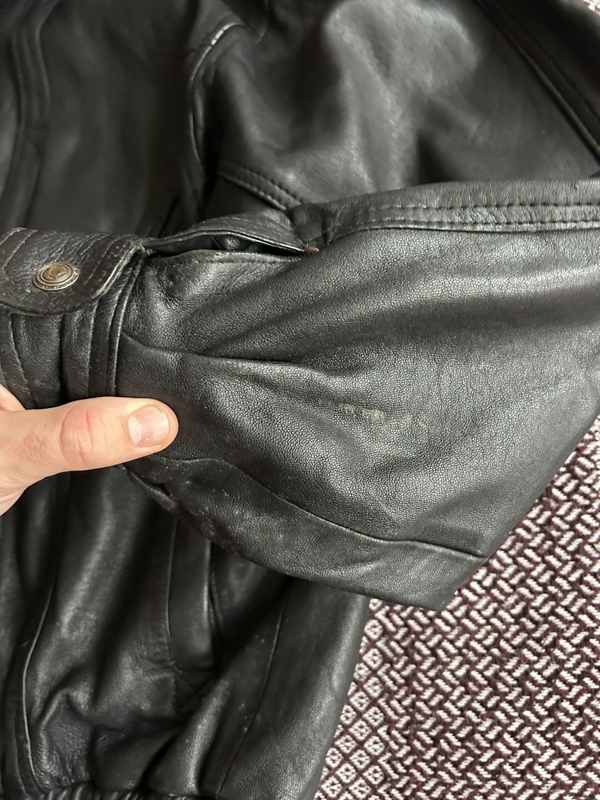 Angelo Litrico Vintage Leather Jacket Angelo Litrico Thrashed Solid Style Size US L / EU 52-54 / 3 - 4 Thumbnail