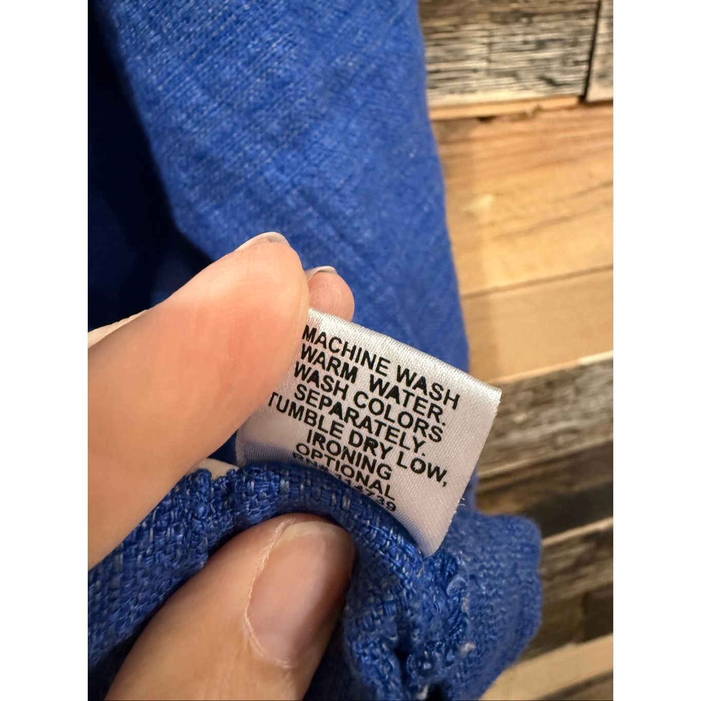 FLAX Flax linen blue button front jacket pockets size 1G (XL) Size XL / US 12-14 / IT 48-50 - 7 Thumbnail