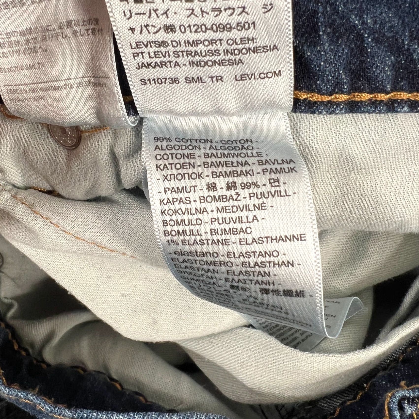 Levi's Levi's 541 Jeans Men’s 36x34 Dark Wash Athletic Fit Tapered Leg 5-Pocket Denim Size US 36 / EU 52 - 7 Thumbnail