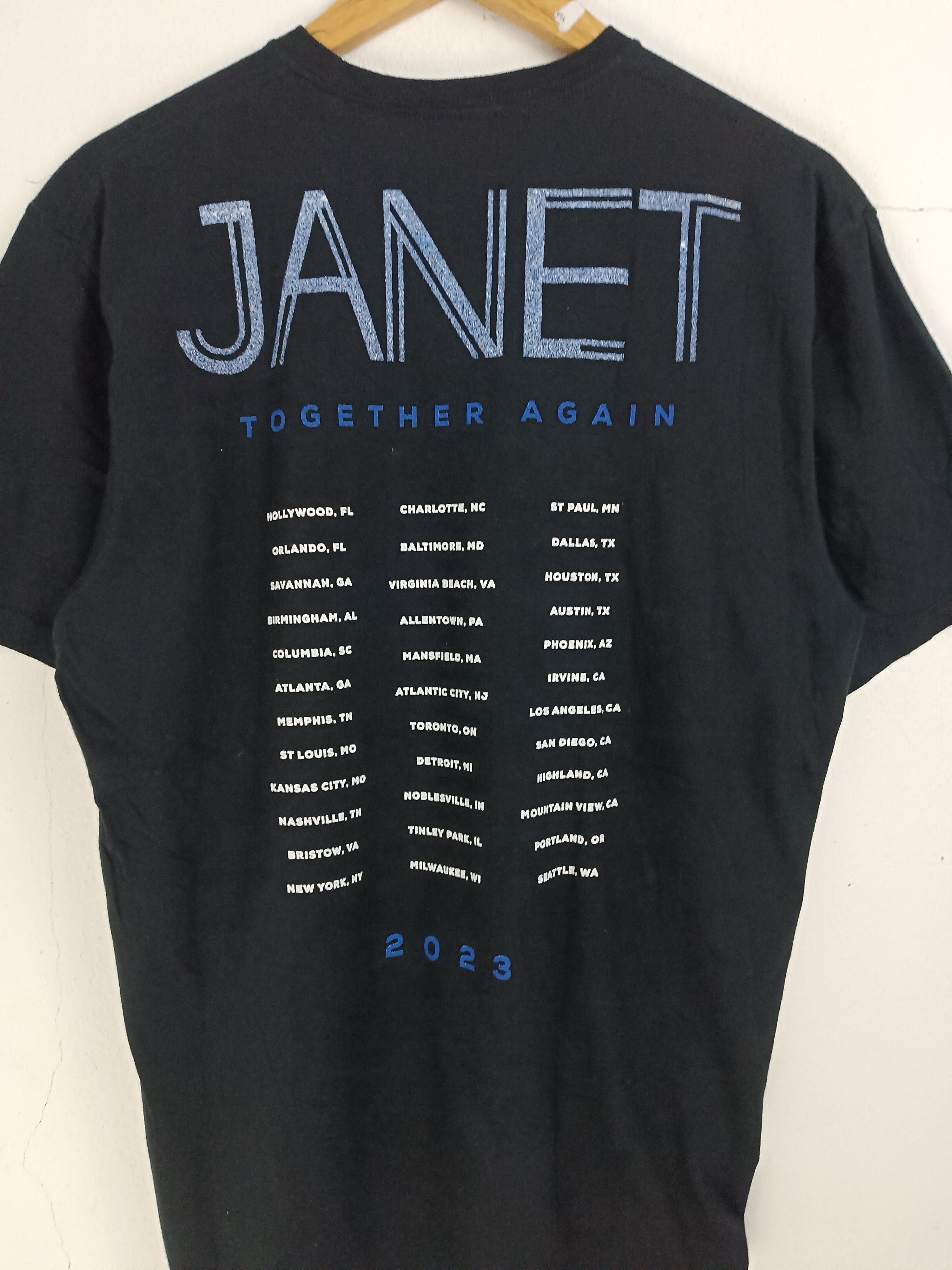 Rap Tees VINTAGE JANET JACKSON TOUR TEE mc5 timberlake nsync Size US L / EU 52-54 / 3 - 15 Thumbnail