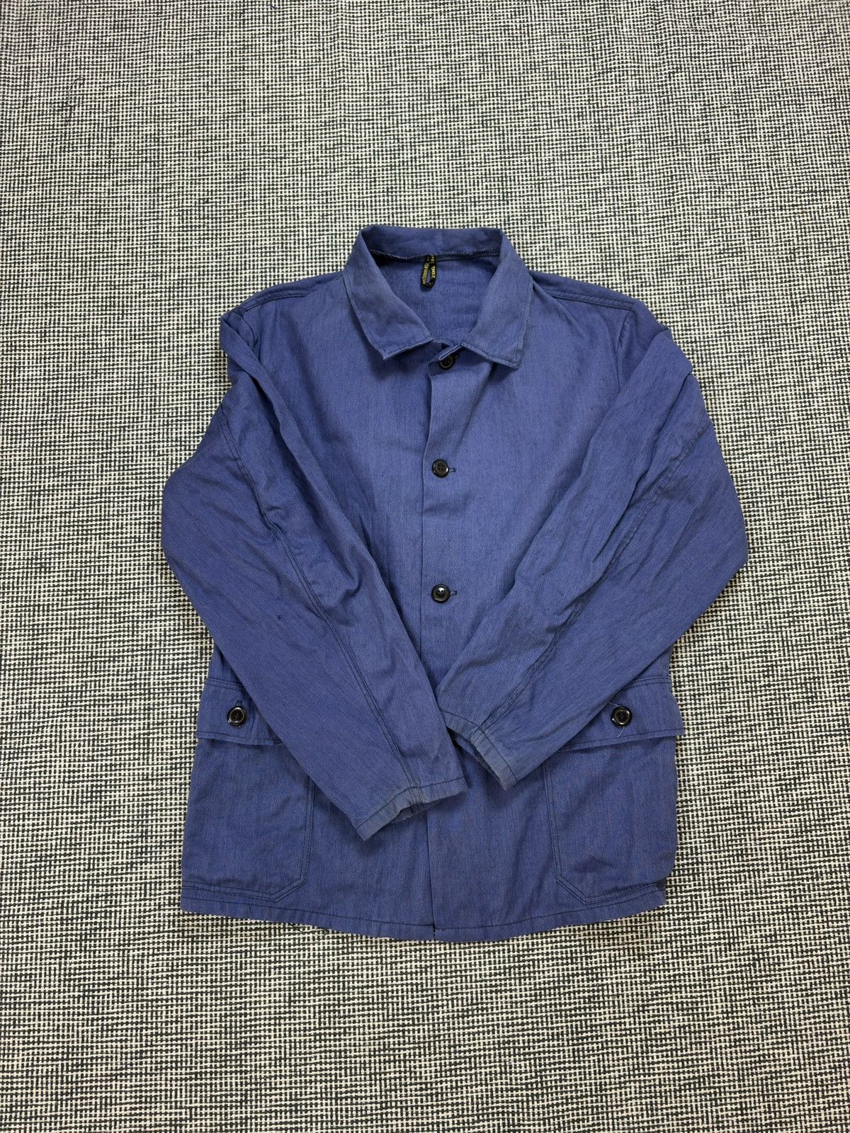 Vintage 60s Polish chore coat utility worker jacket vintage faded Size US M / EU 48-50 / 2 - 2 Thumbnail