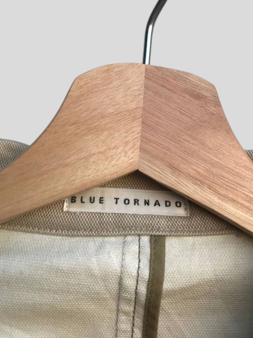 Tornado Mart Blue Tornado Cotton Tailored Jacket Size US L / EU 52-54 / 3 - 7 Thumbnail