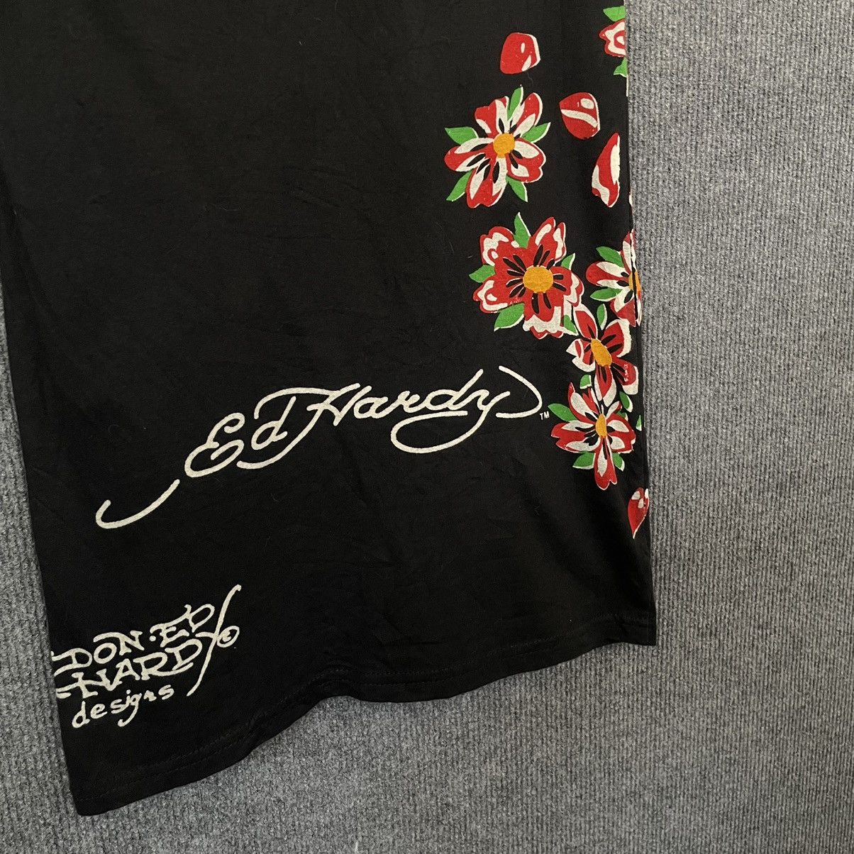 Christian Audigier Ed Hardy Love Dies Hard Woman T Shirt Size S / US 4 / IT 40 - 6 Thumbnail