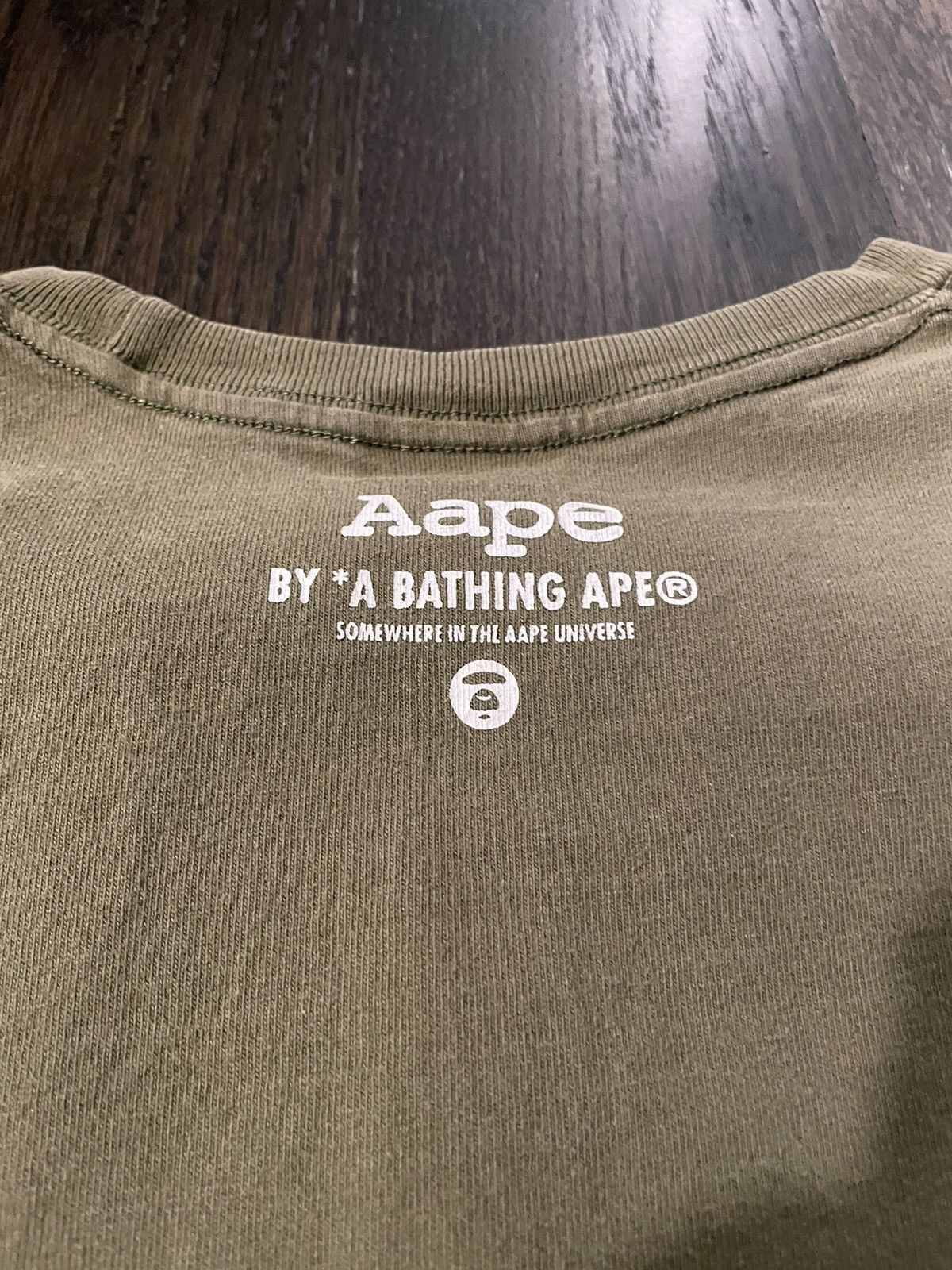 Aape AAPE Green Ape Tee Size US XS / EU 42 / 0 - 9 Thumbnail