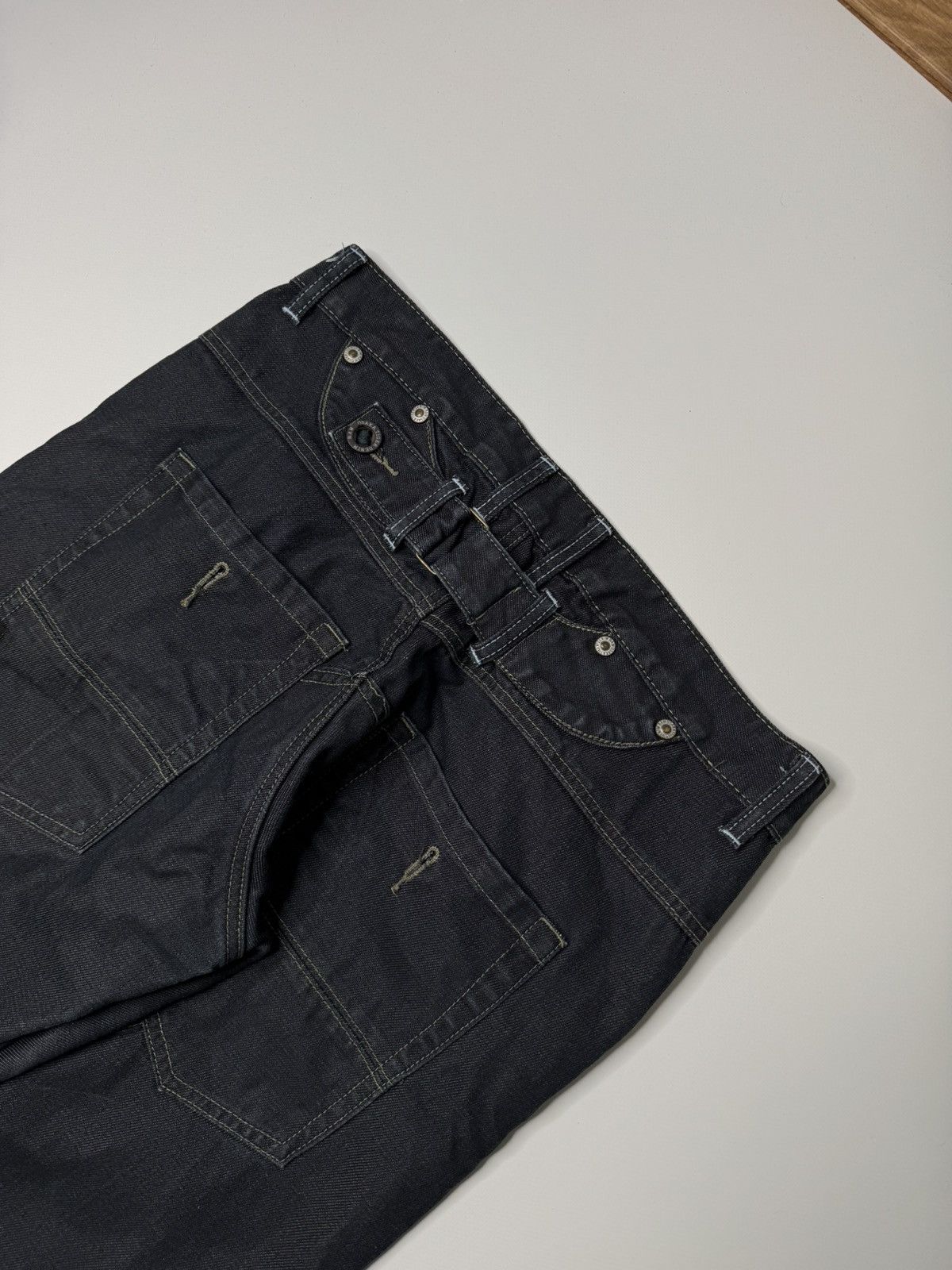 Vintage Vintage avant garde raw denim jeans if6was9 lgb skater sk8 Size US 32 / EU 48 - 6 Thumbnail