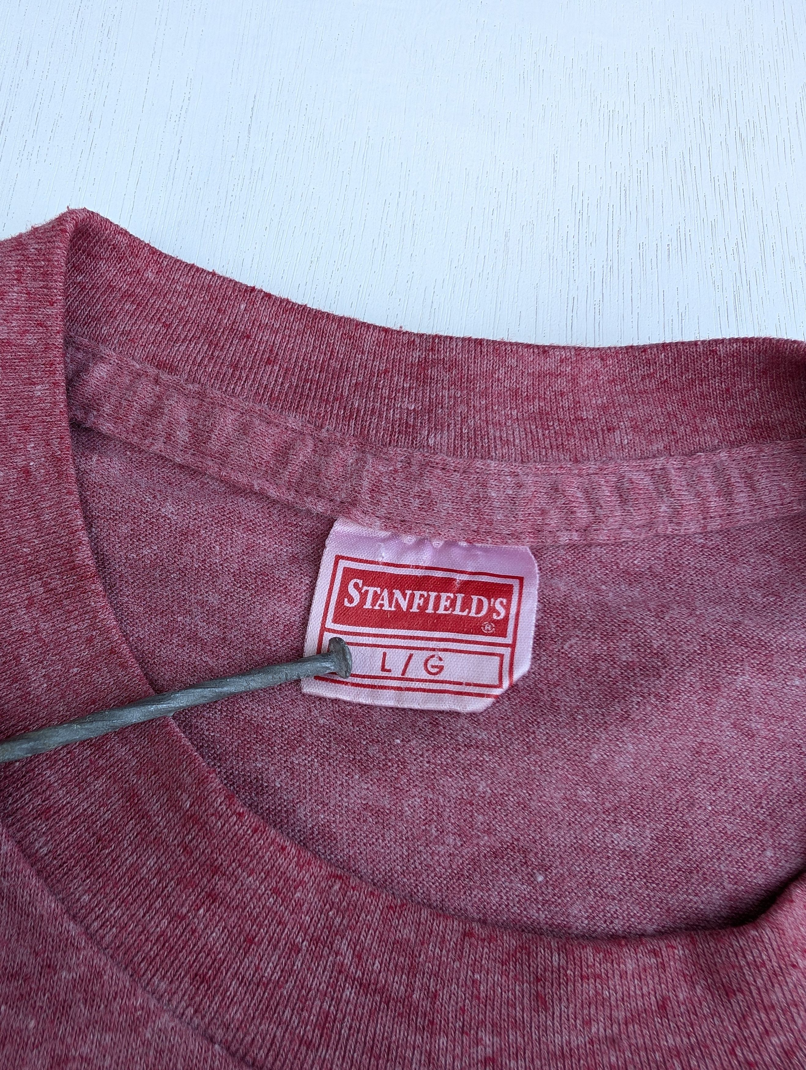 Vintage Vtg 80s Stanfield's "If you were a laser" humor t shirt sz S Size US S / EU 44-46 / 1 - 5 Thumbnail