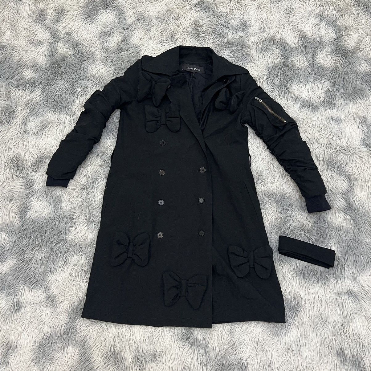 Daniel Palillo Daniel Palillo Bow Button Trench Coat Size US XS / EU 42 / 0 - 3 Thumbnail