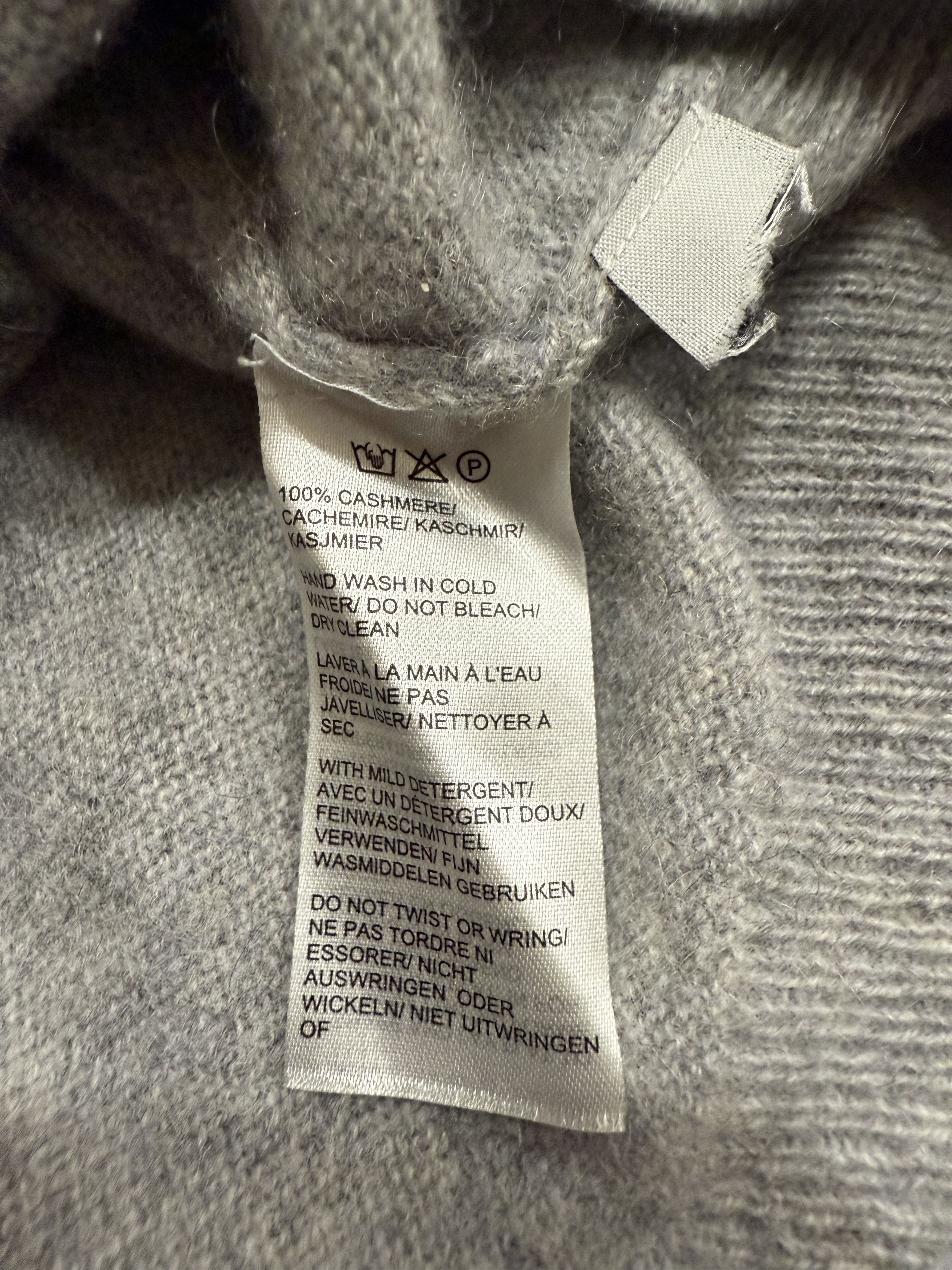 Black Brown 1826 Grey cashmere sweater from black brown Size US S / EU 44-46 / 1 - 4 Thumbnail