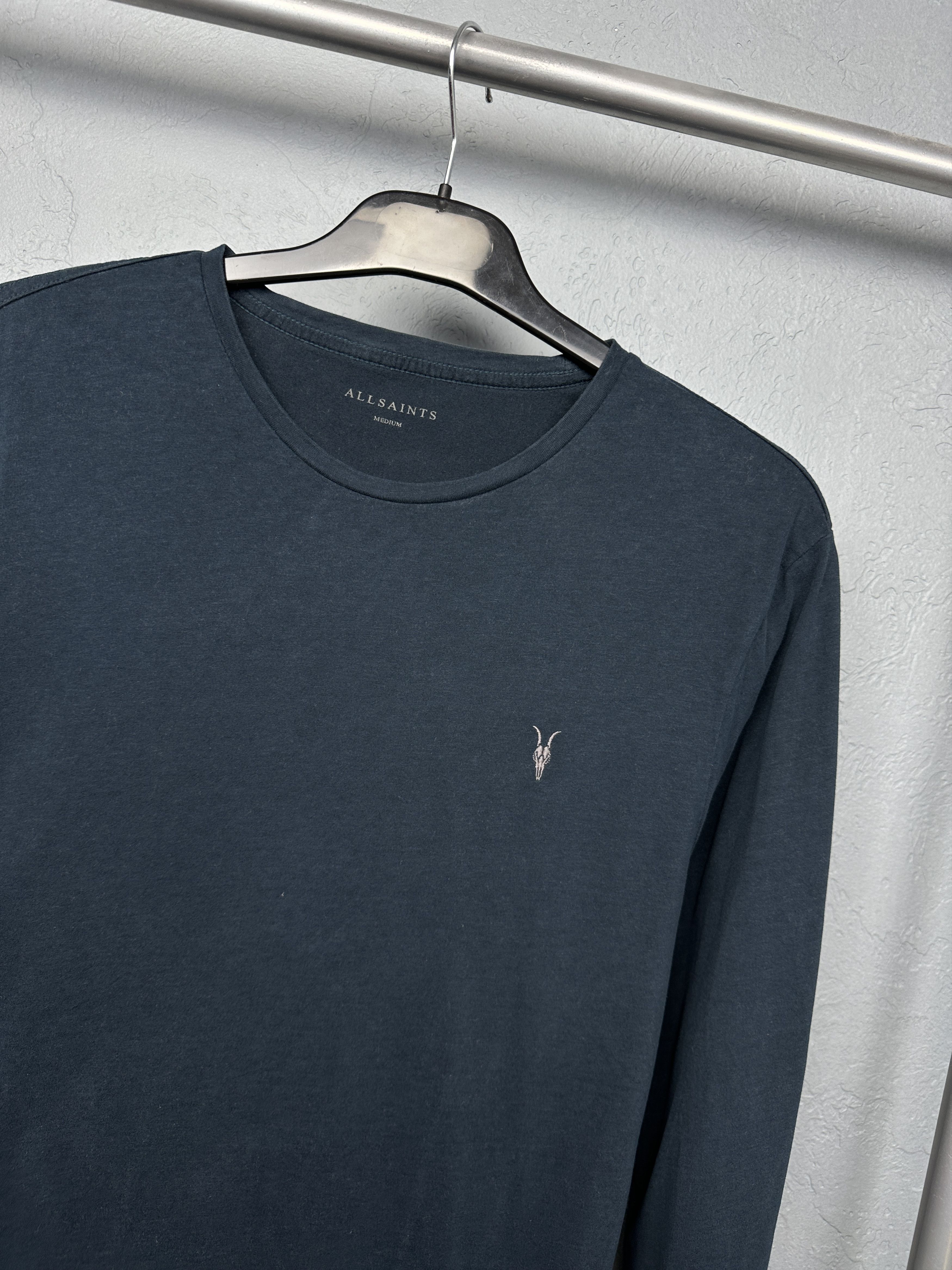 Allsaints Allsaints Brace Mens Crew Neck Long Sleeve T-Shirt Tee Size US M / EU 48-50 / 2 - 2 Thumbnail