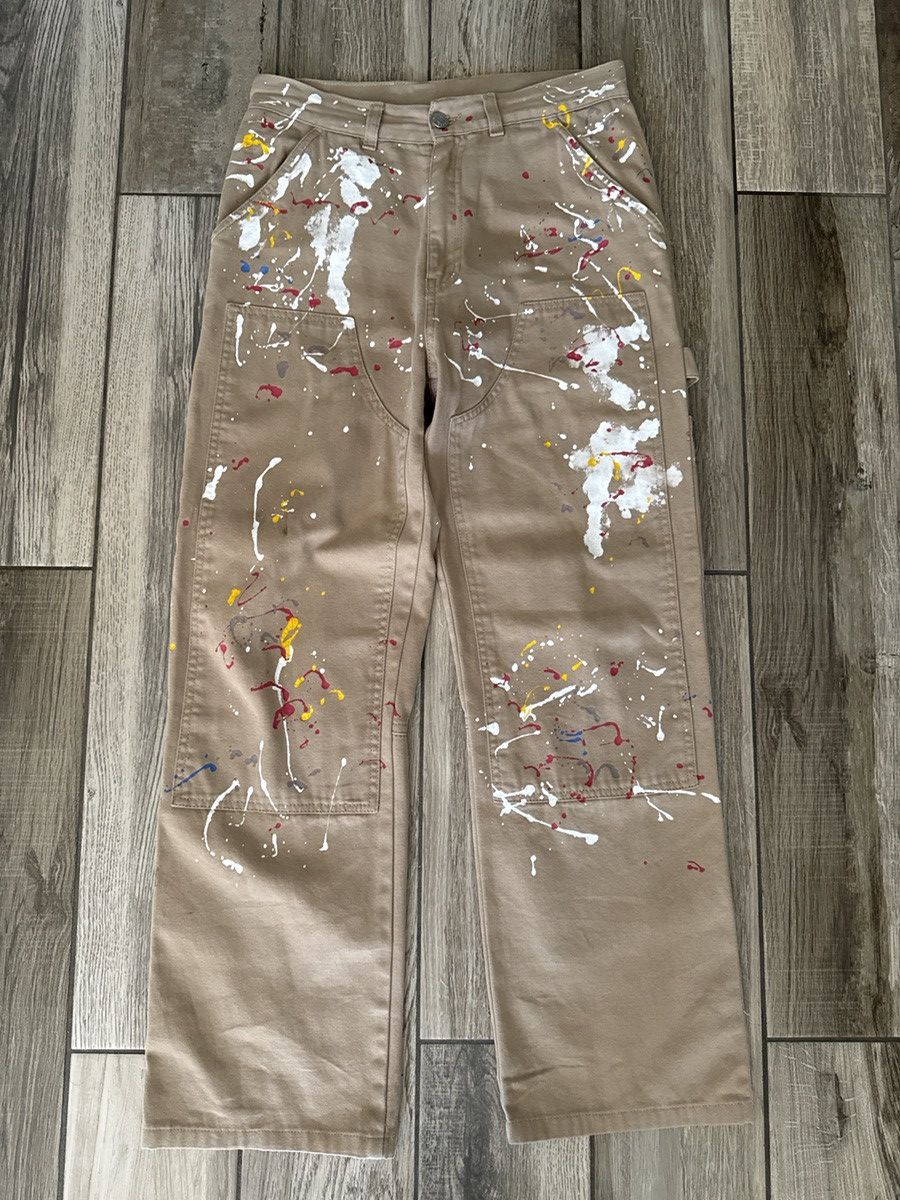 Martine Rose Martine Rose “paint splatter” carpenter pants Size US 29 - 1 Thumbnail