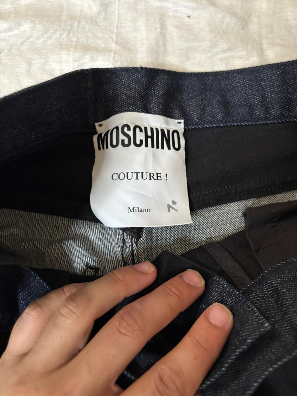 Moschino Moschino Couture Double Material Denim Size 28" / US 6 / IT 42 - 6 Thumbnail