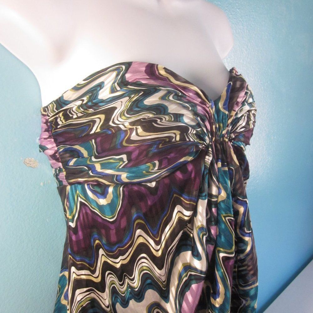 Laundry by Shelli Segal Laundry Shelli Segal Long Formal Silk Dress Size 4 Size S / US 4 / IT 40 - 12 Thumbnail