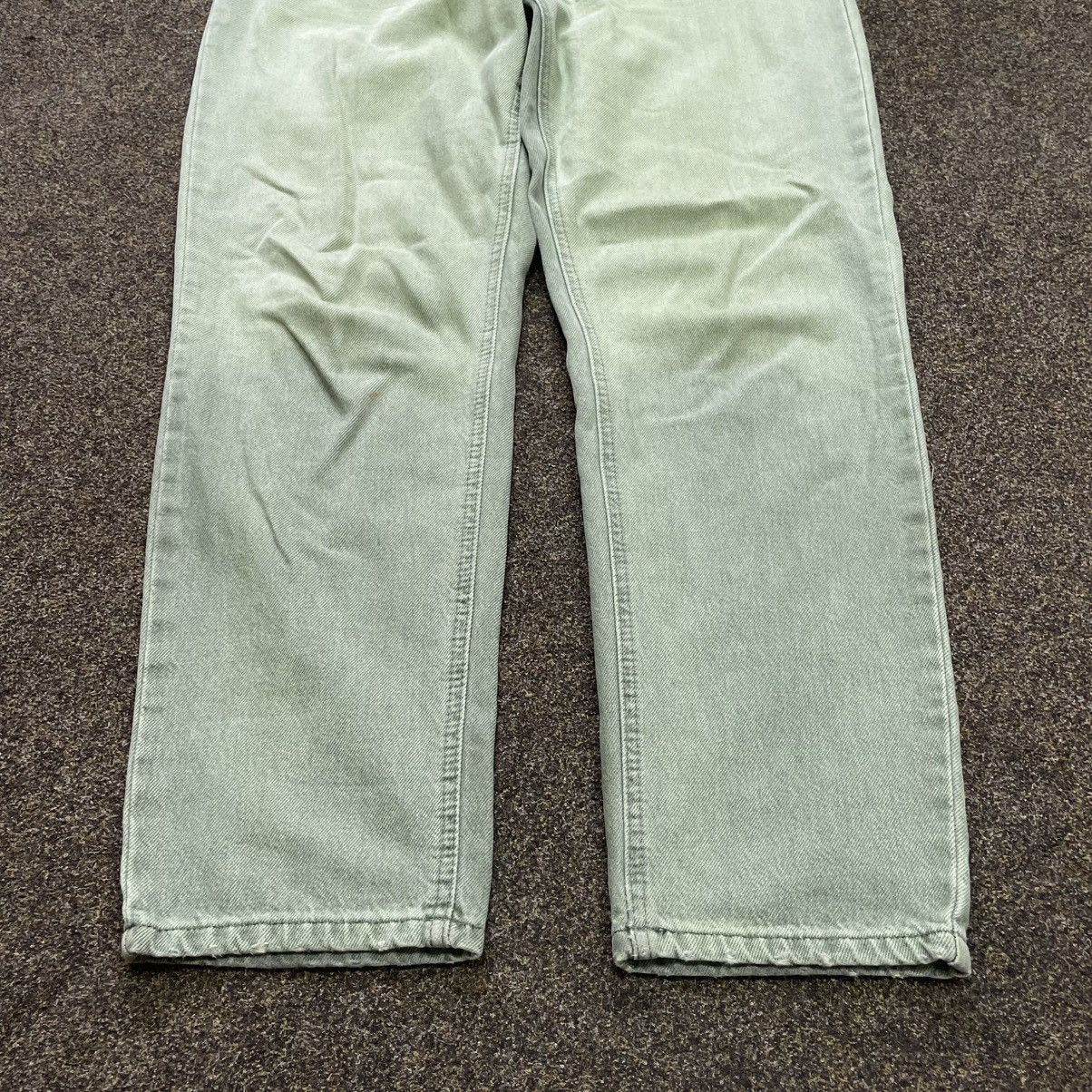 Vintage Vintage Y2K Baggy Wide Leg Faded Jeans Streetwear Graphic 32 Size 32" / US 10 / IT 46 - 2 Thumbnail