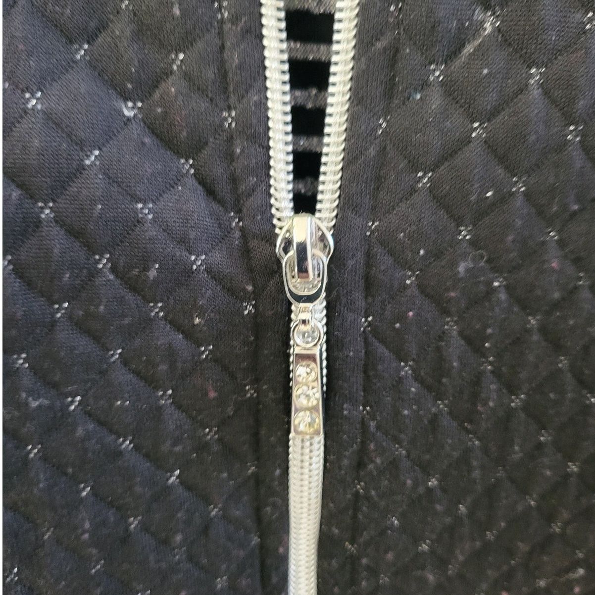 Other Allison Daley Black with Silver Sparkle Sleeveless Vest - XL Size XL / US 12-14 / IT 48-50 - 4 Thumbnail