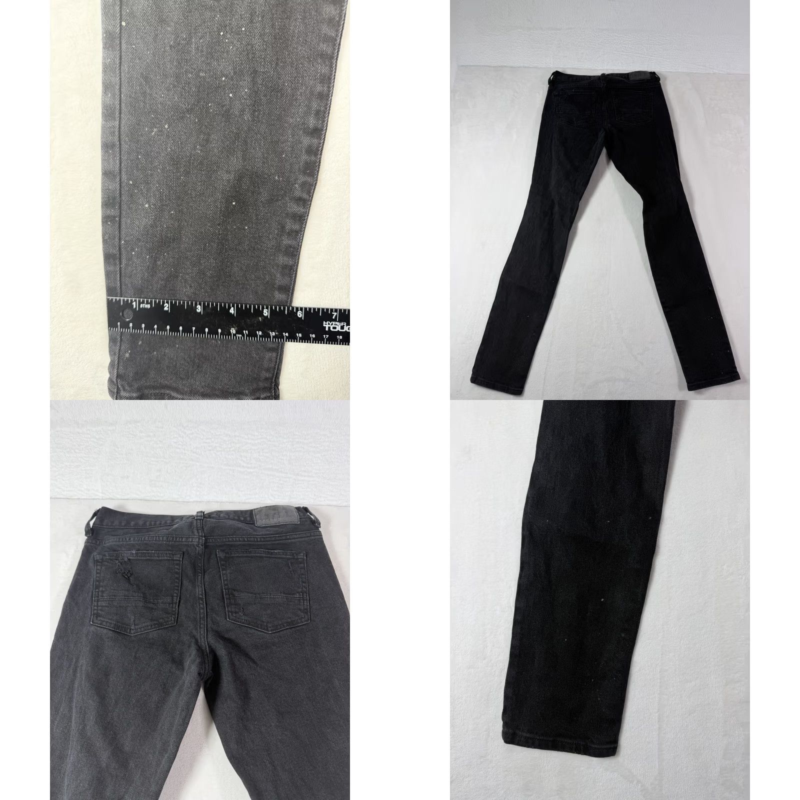 Pacsun PACsun Jeans Men’s Slim Skinny Black Denim Size 30x32 Inseam 32 Stretch 5-Pocket Modern Regular Rise Mid Vintage: No Size US 30 / EU 46 - 9 Thumbnail