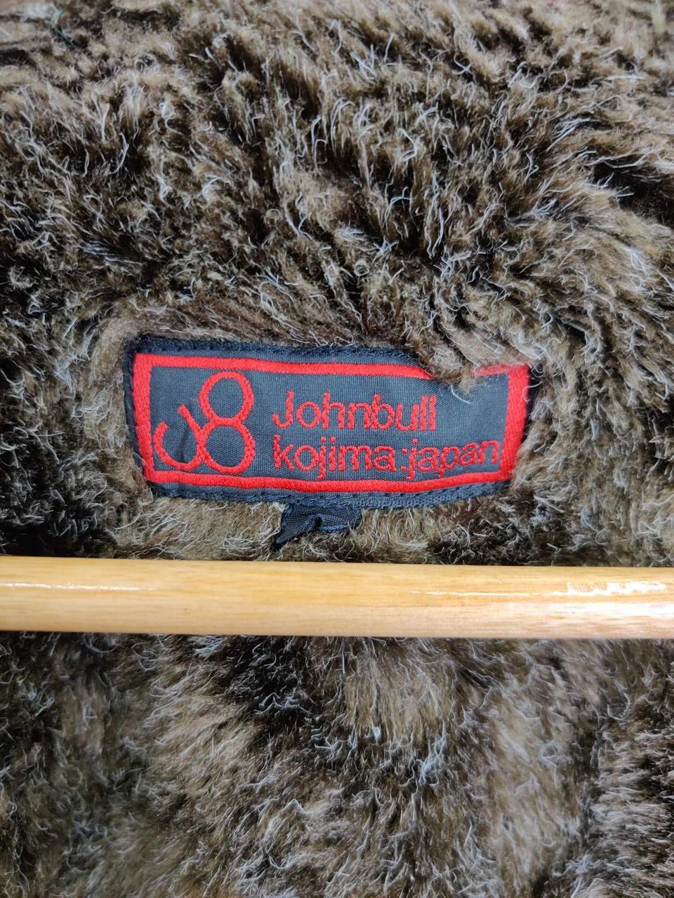 Johnbull Vintage John Bull Kojima Japan Denim Shearling Fur Jacket Size US L / EU 52-54 / 3 - 18 Thumbnail