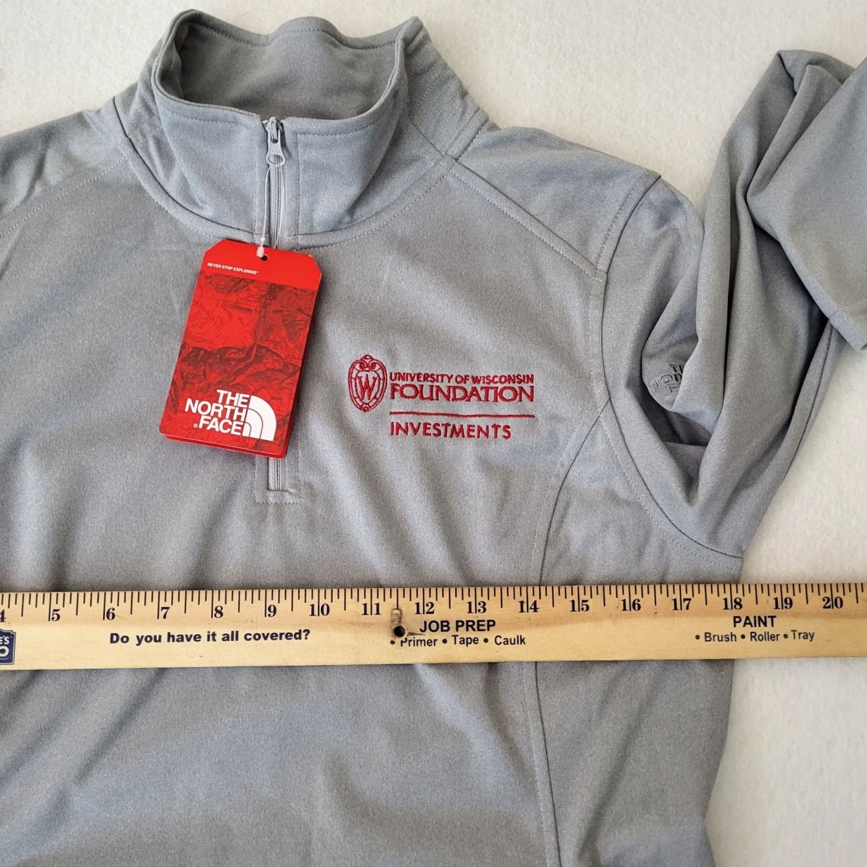 The North Face The North Face Women's Tech 1/4 Zip Fleece Jacket M Gray New Size M / US 6-8 / IT 42-44 - 3 Thumbnail