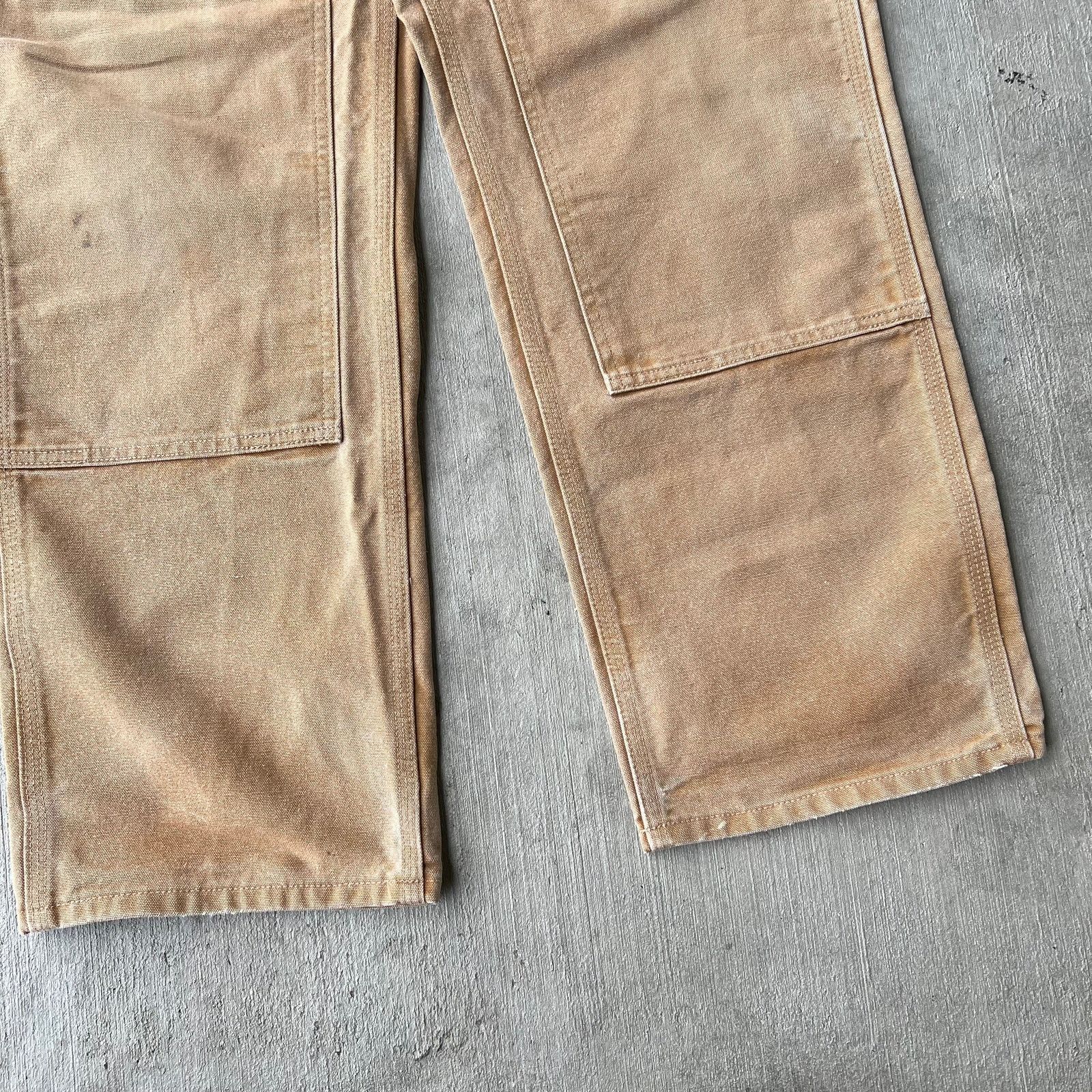 Carhartt × Vintage Carhartt brown double knee work wear carpenter pants Size US 32 / EU 48 - 4 Thumbnail