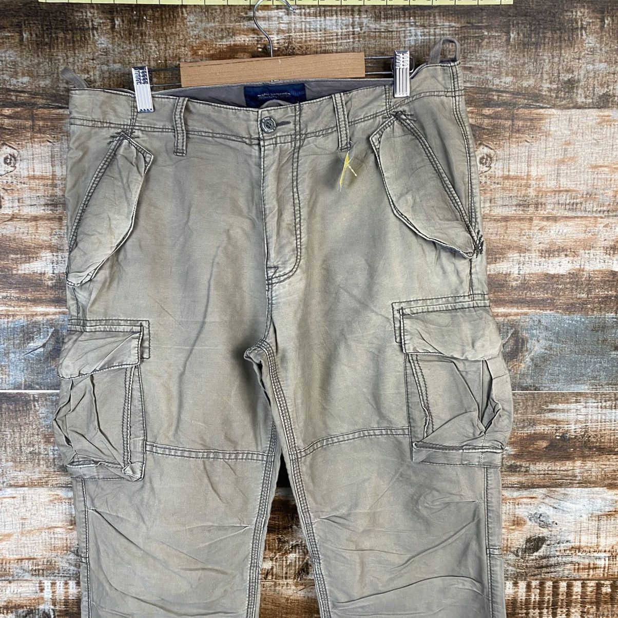 Japanese Brand DL Back Number Beige Cargo Multipocket Pants #C1274 Size US 32 / EU 48 - 4 Thumbnail