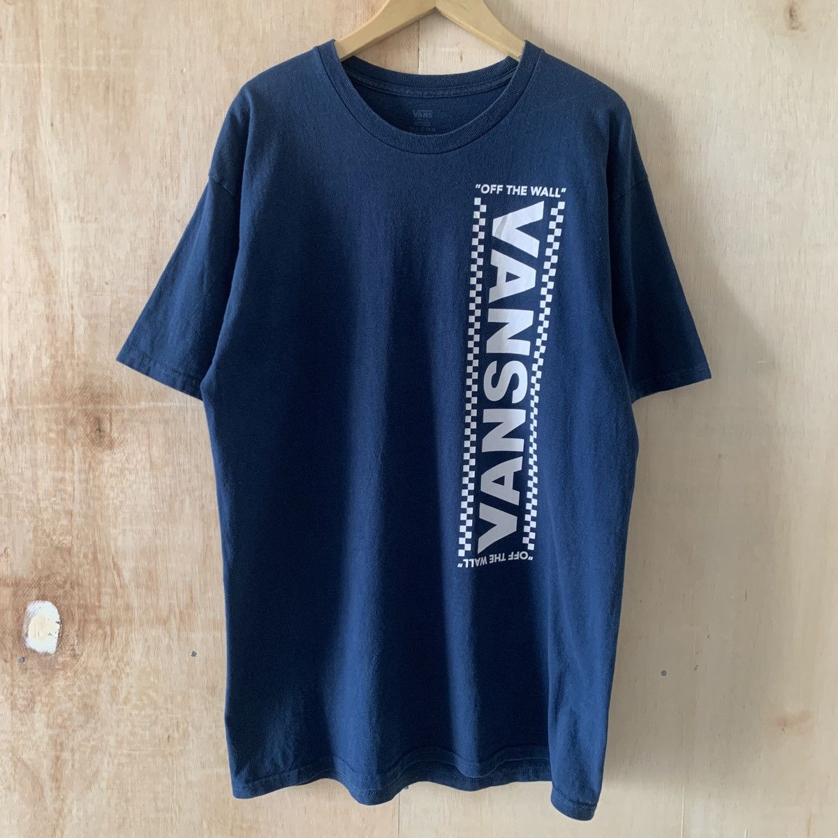 Vans Vans Big Logo Checker Board Frame Tee Size US XL / EU 56 / 4 - 1 Thumbnail