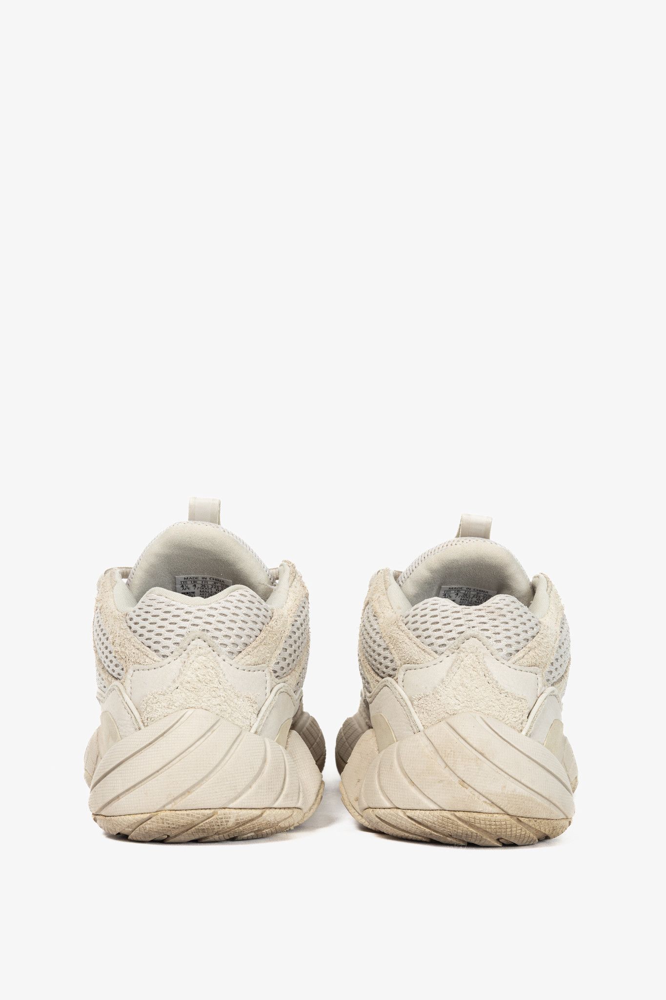 Yeezy Adidas Yeezy 500 "Blush" Suede & Mesh Sneakers Size US 4.5 / IT 34.5 - 3 Thumbnail