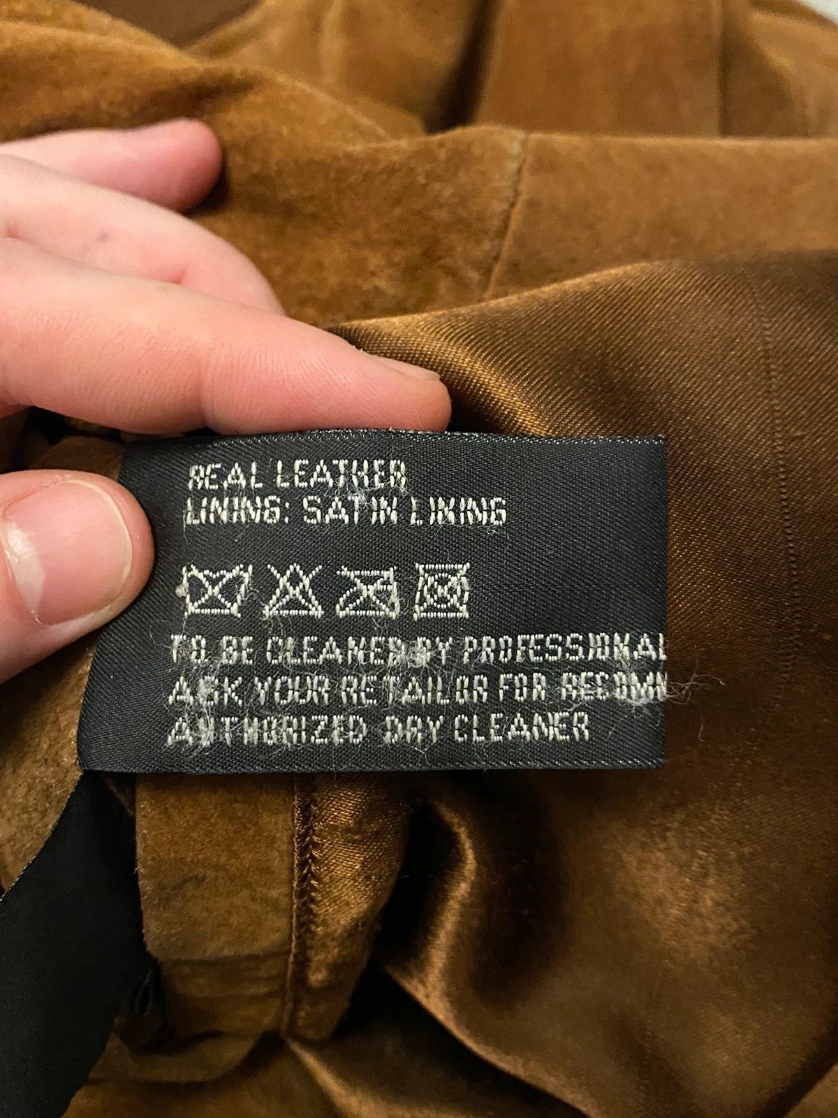 Genuine Leather leather jacket bomber suede sir john y2k Size US L / EU 52-54 / 3 - 5 Thumbnail