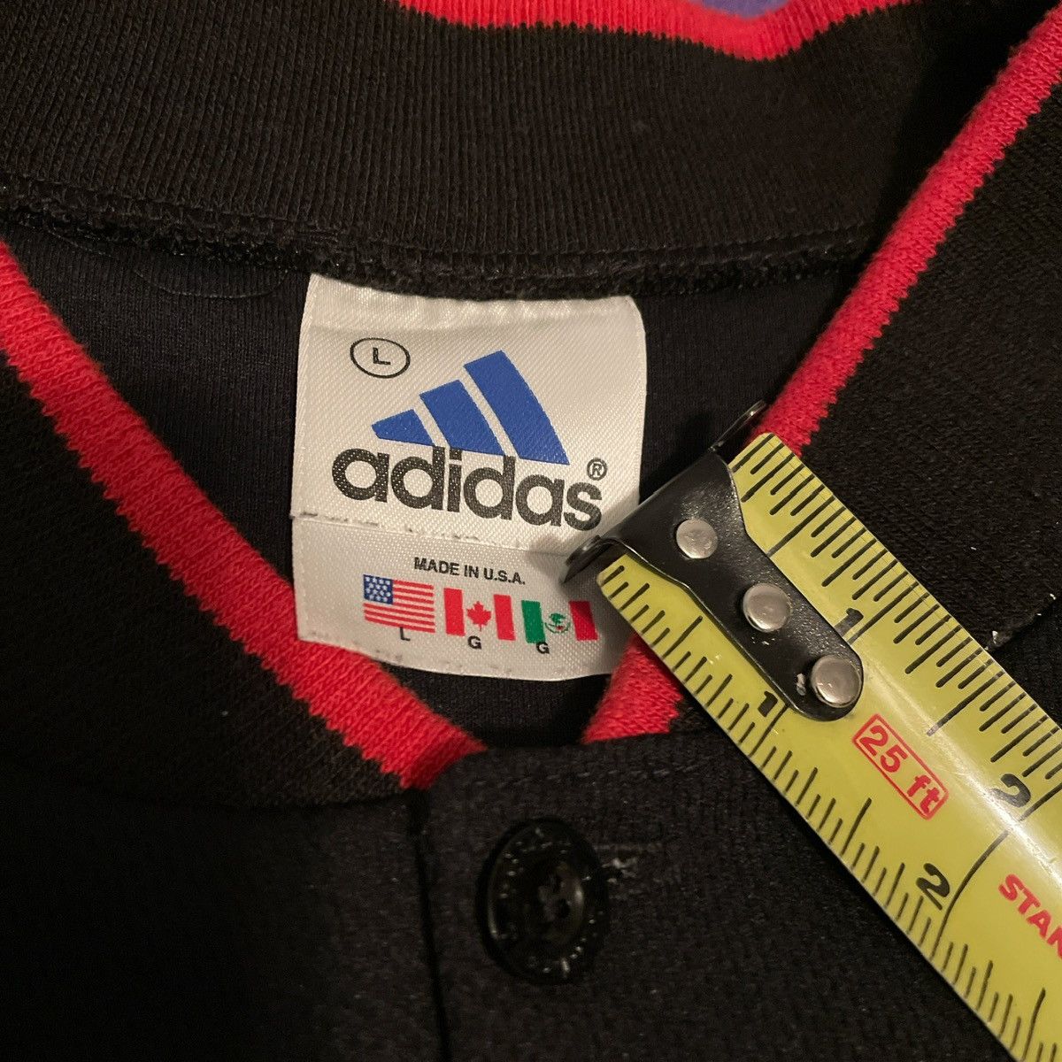 Adidas × Vintage Vintage Adidas 1996-1997 DC United Jaime Moreno Jersey Size US L / EU 52-54 / 3 - 5 Thumbnail