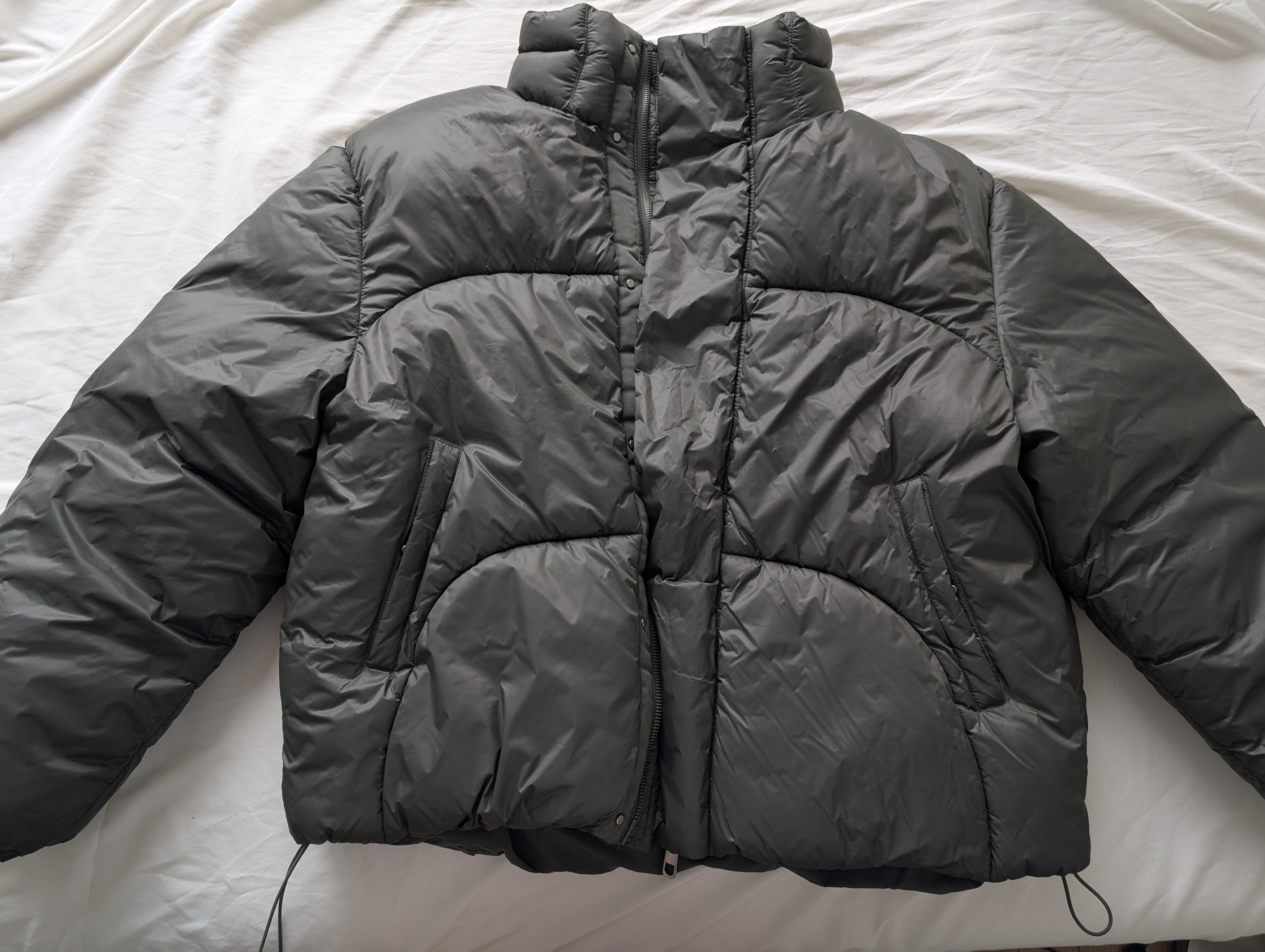 Zara Zara Mens' Boxy Fit Quilted Pocket Puffer Jacket Size US M / EU 48-50 / 2 - 1 Thumbnail