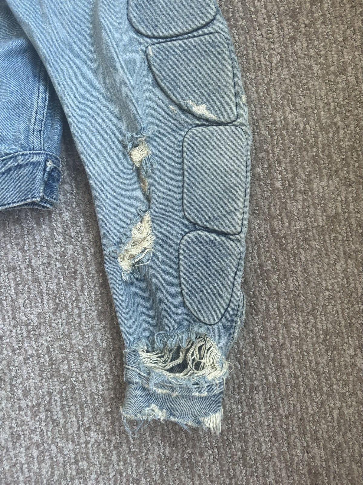 Balenciaga × Gap × Yeezy Prototype Padded Denim Jacket Size US M / EU 48-50 / 2 - 7 Thumbnail