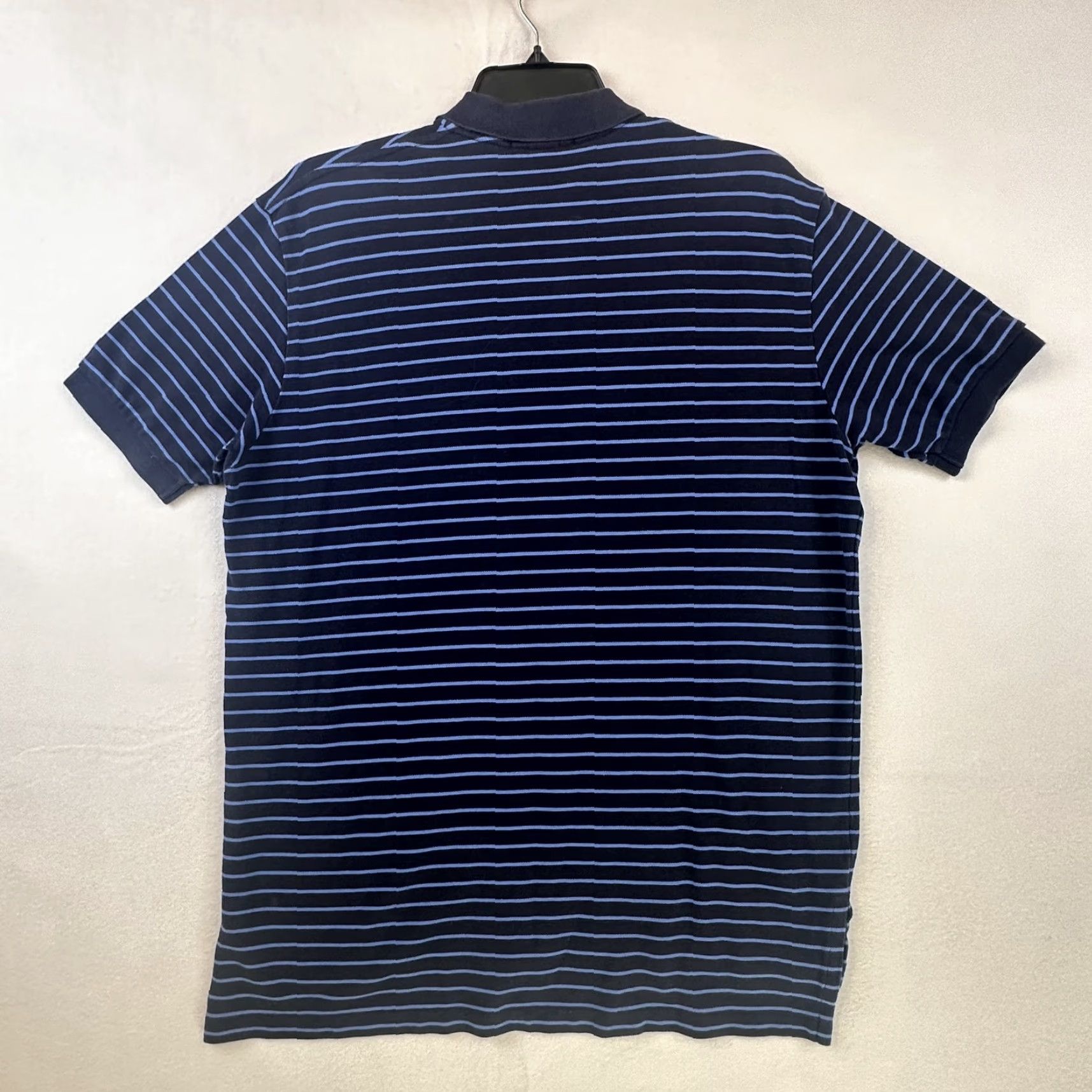 Polo Ralph Lauren Polo Ralph Lauren Polo Shirt Mens XL Navy Blue Striped Classic Fit Short Sleeve Size US XL / EU 56 / 4 - 5 Thumbnail