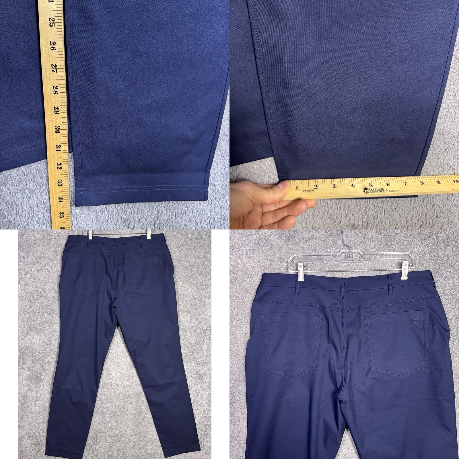 Vintage Public Rec Pants Mens 38x34 Gamechanger Chino 5 Pocket Performance Tech Golf Pants Regular Blue 5-Pocket Logo Golf Mens Size US 38 / EU 54 - 8 Thumbnail