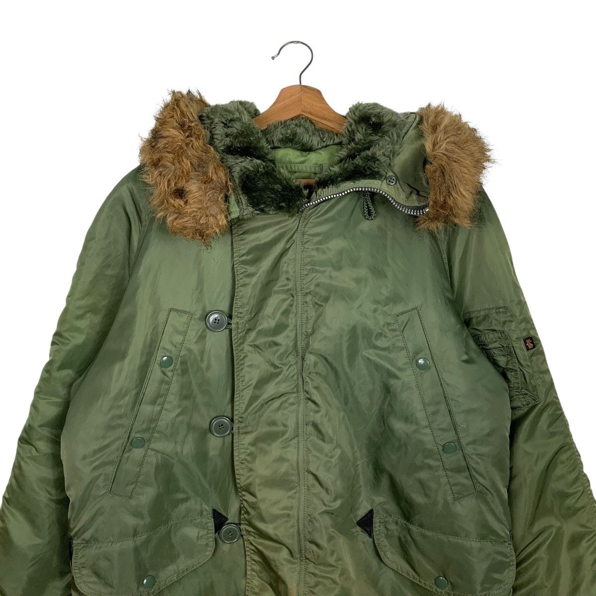 Alpha Industries Vintage ALPHA INDUSTRIES N3B Parka Jacket #2484-C111 Size US M / EU 48-50 / 2 - 2 Thumbnail
