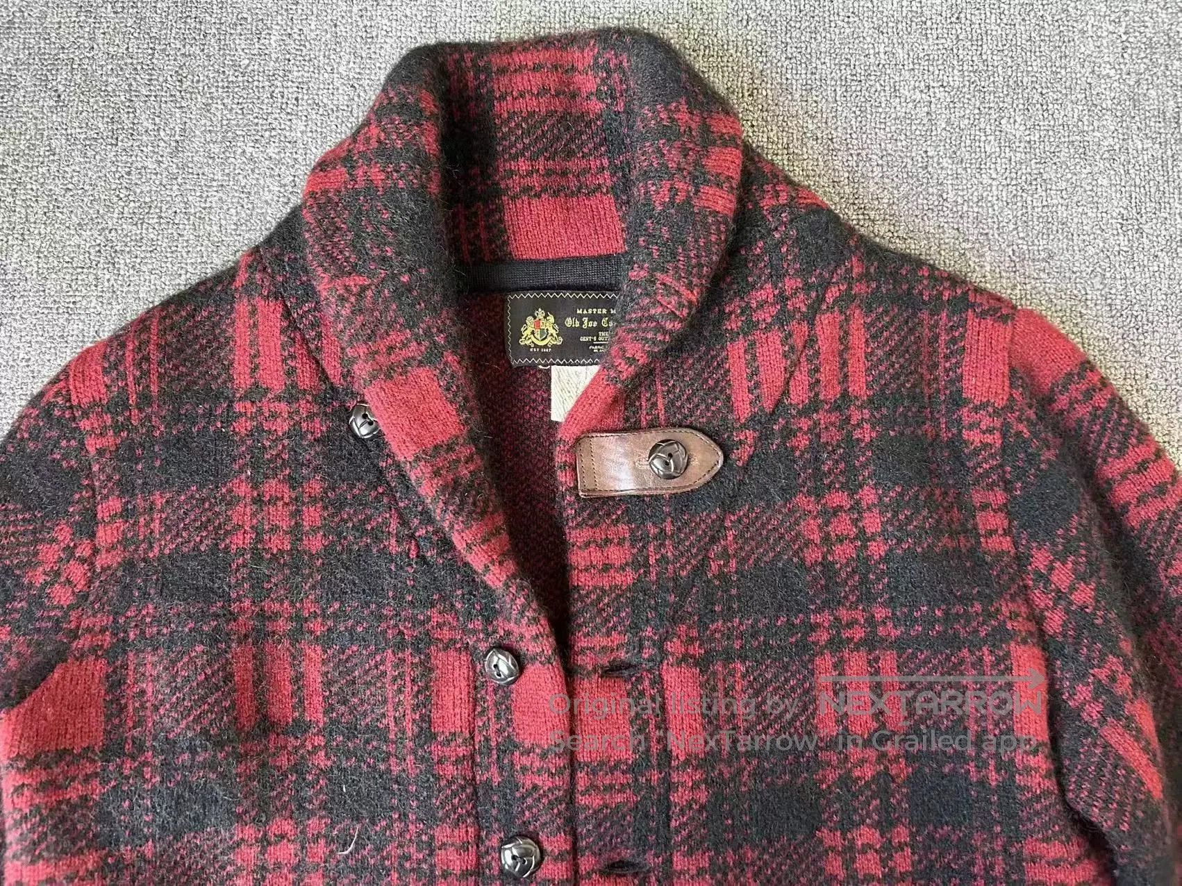 Old Joe old Joe wool blend cardigan sweater. Size US M / EU 48-50 / 2 - 3 Thumbnail